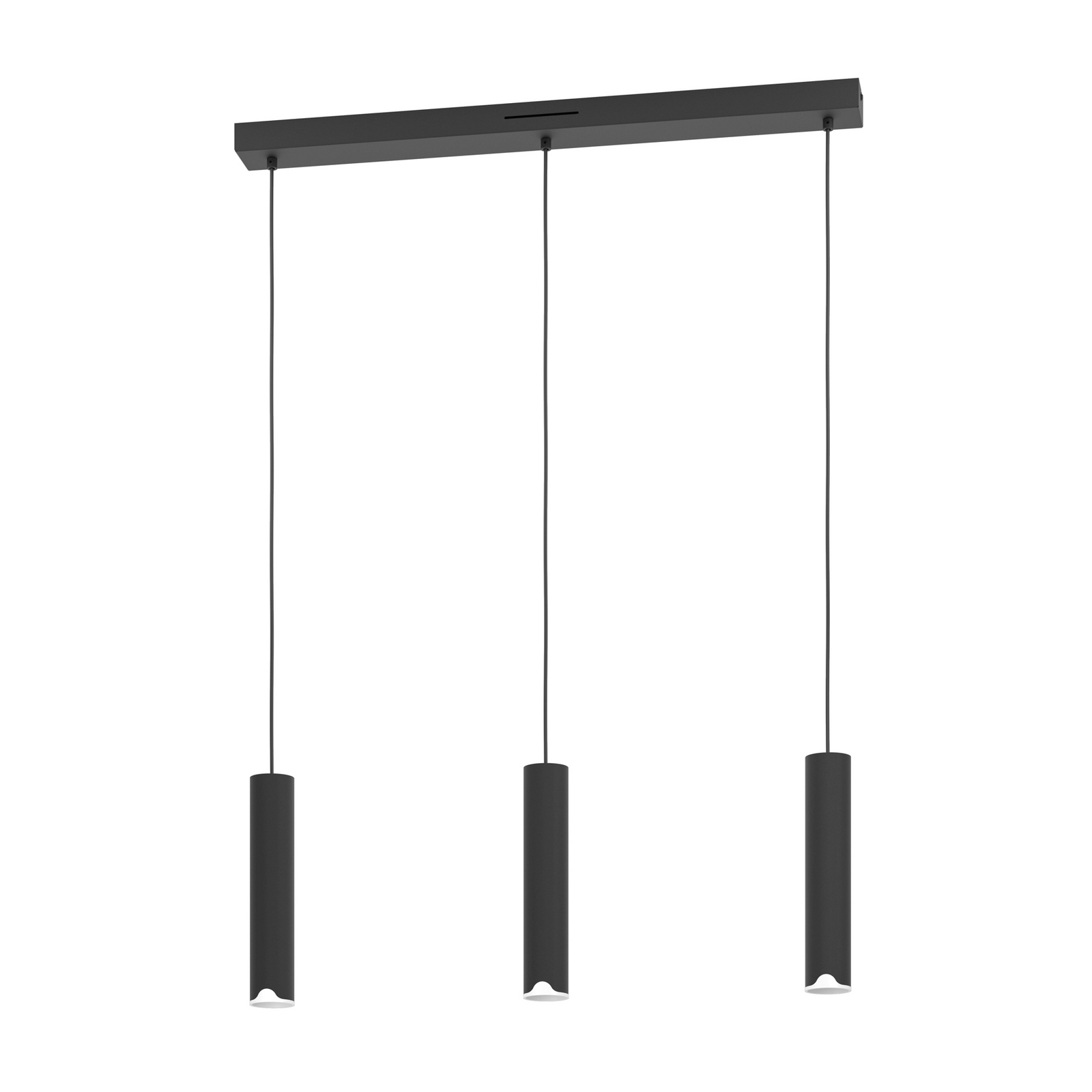 Candeeiro suspenso LED EGLO connect Balamorta-Z, 3 luzes, preto