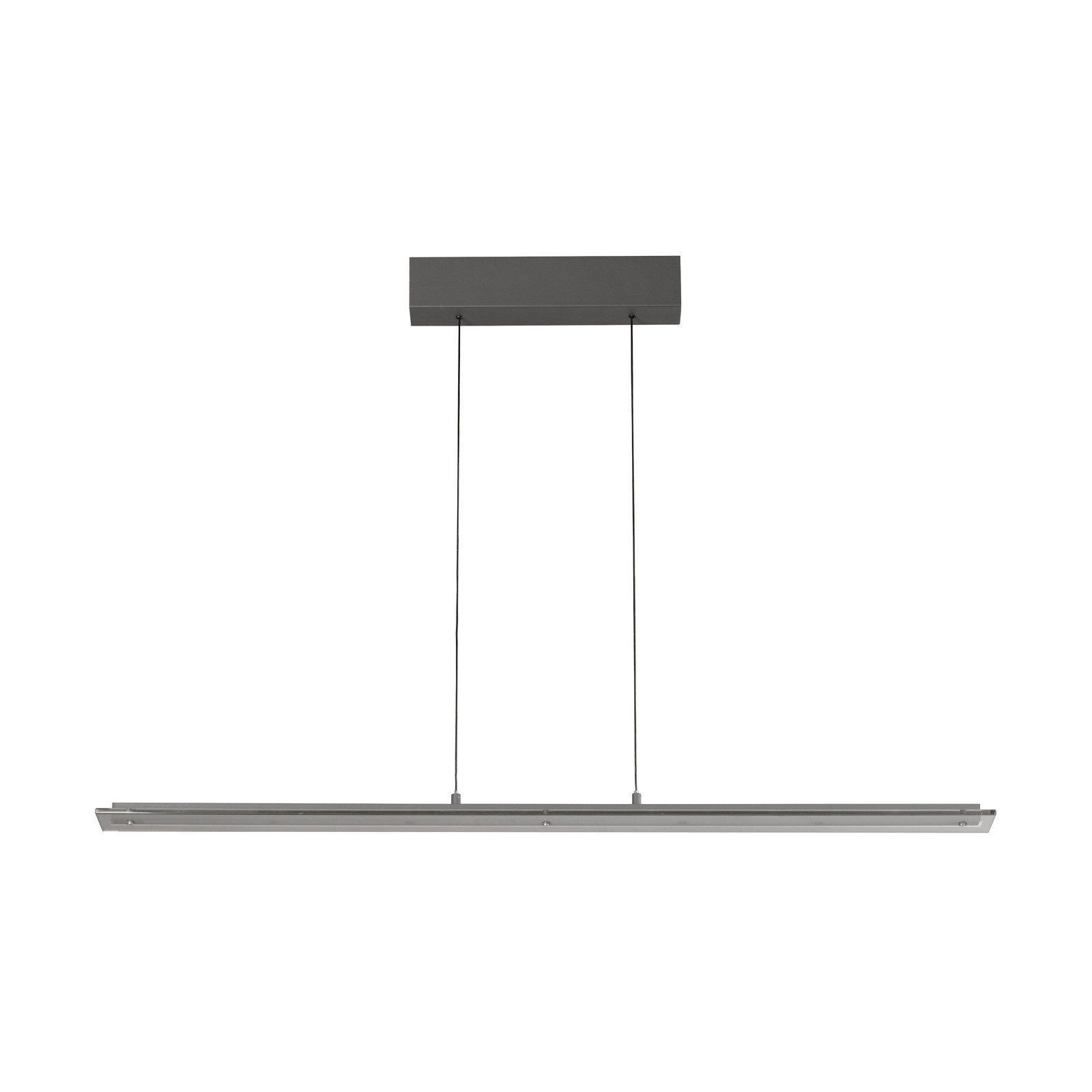 FISCHER & HONSEL Lampă suspendată LED Torvi gri nisipiu/gri fum lungime 115 cm CCT - Camera de zi / sufragerie - Modern - gri nisipiu gri fumuriu - Metal