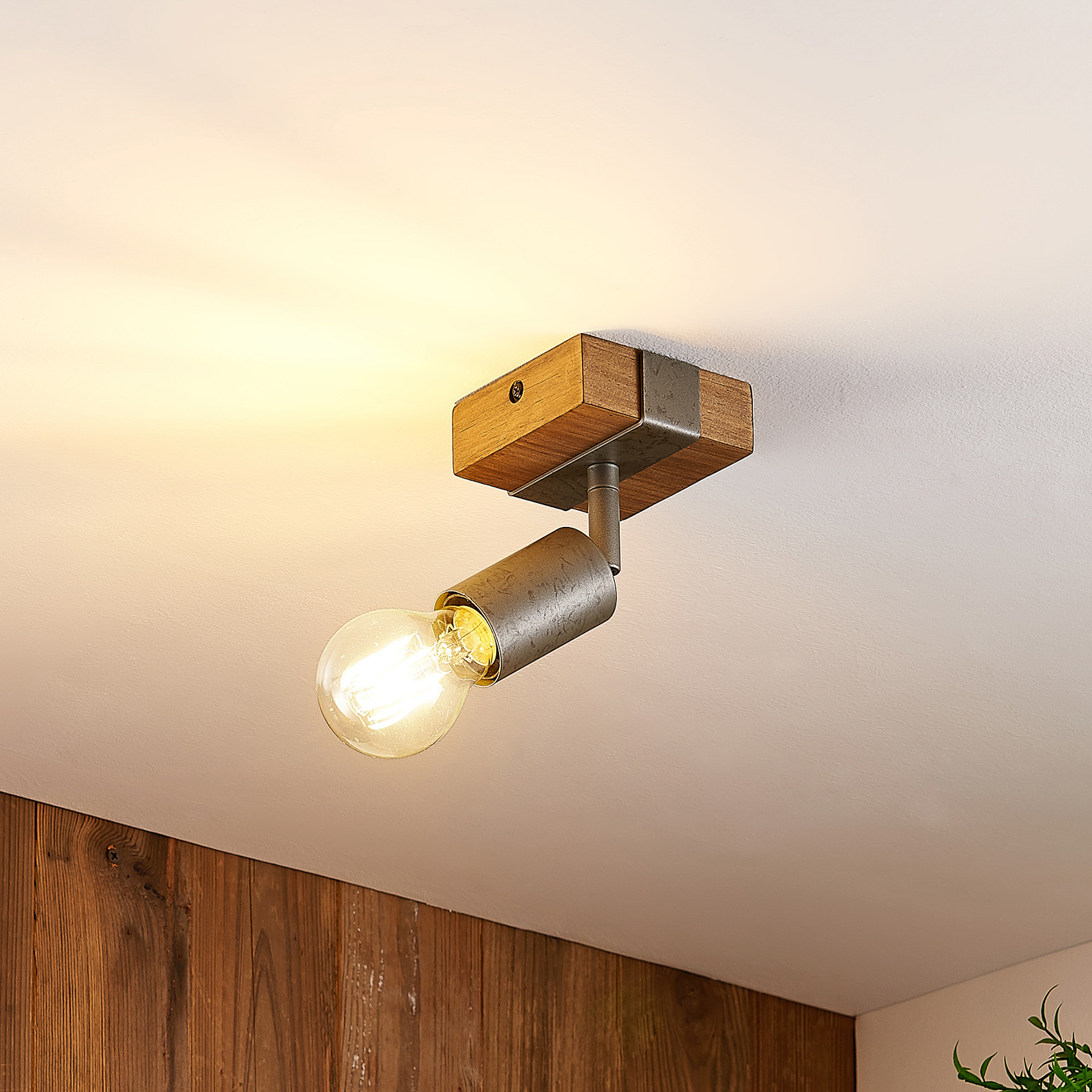 Lindby Quitana spot pour plafond à 1 lampe