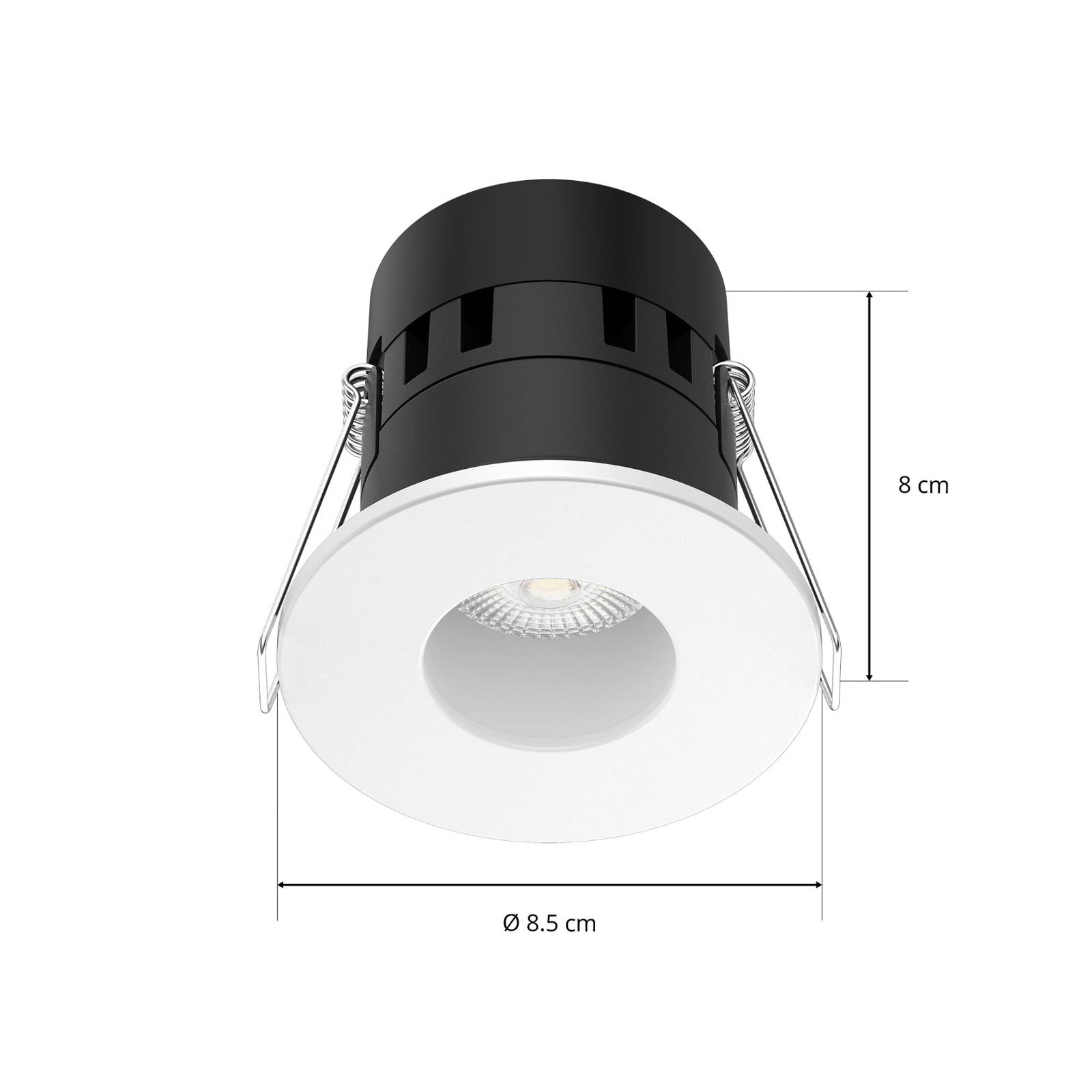 Arcchio Tempurino spot wpuszczany LED, 8 cm, 30°