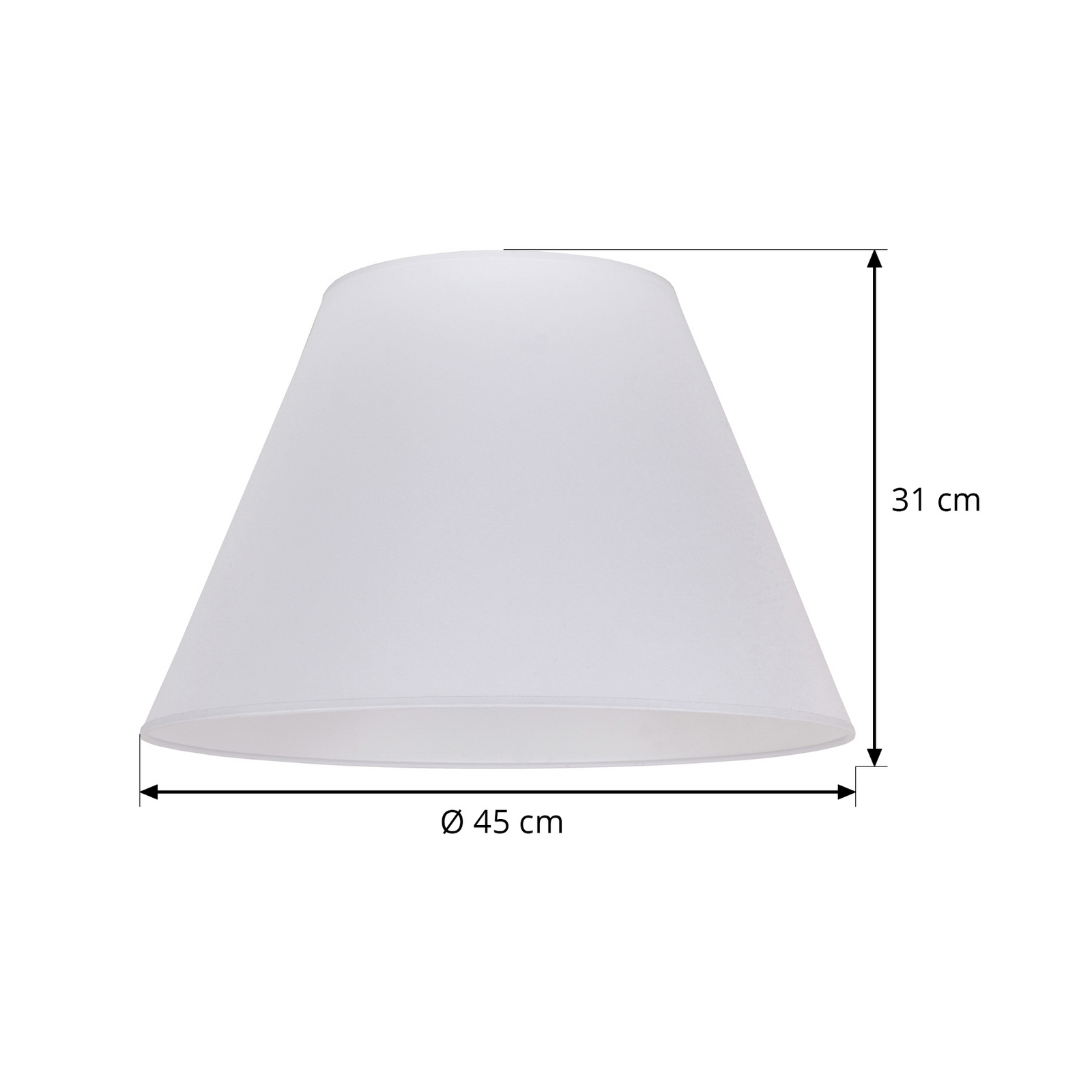Abajur Sofia Altura 31 cm, branco Abajur Sofia Altura 31 cm, branco