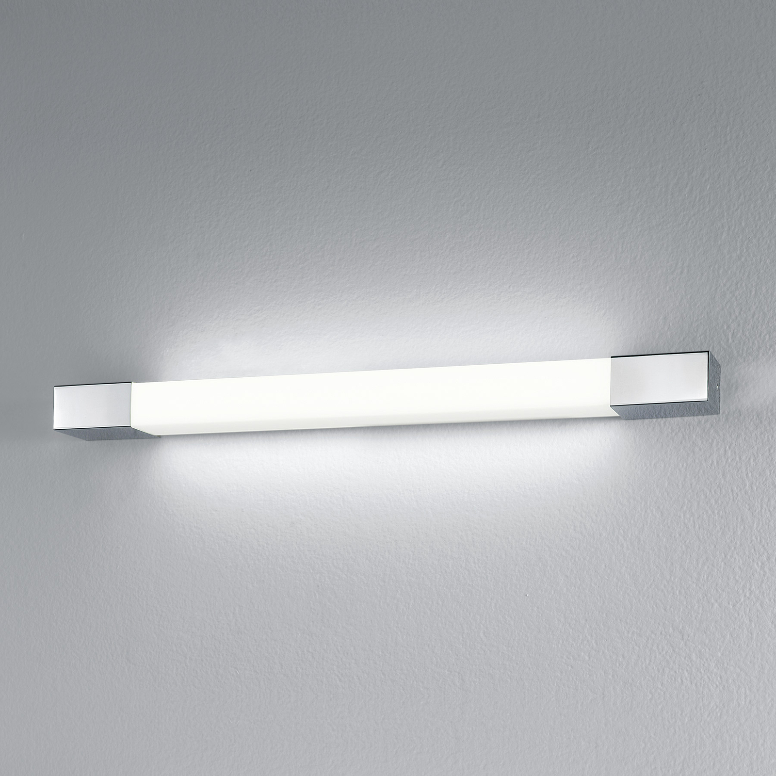 Egger Supreme LED-vägglampa, rostfritt stål 100 cm