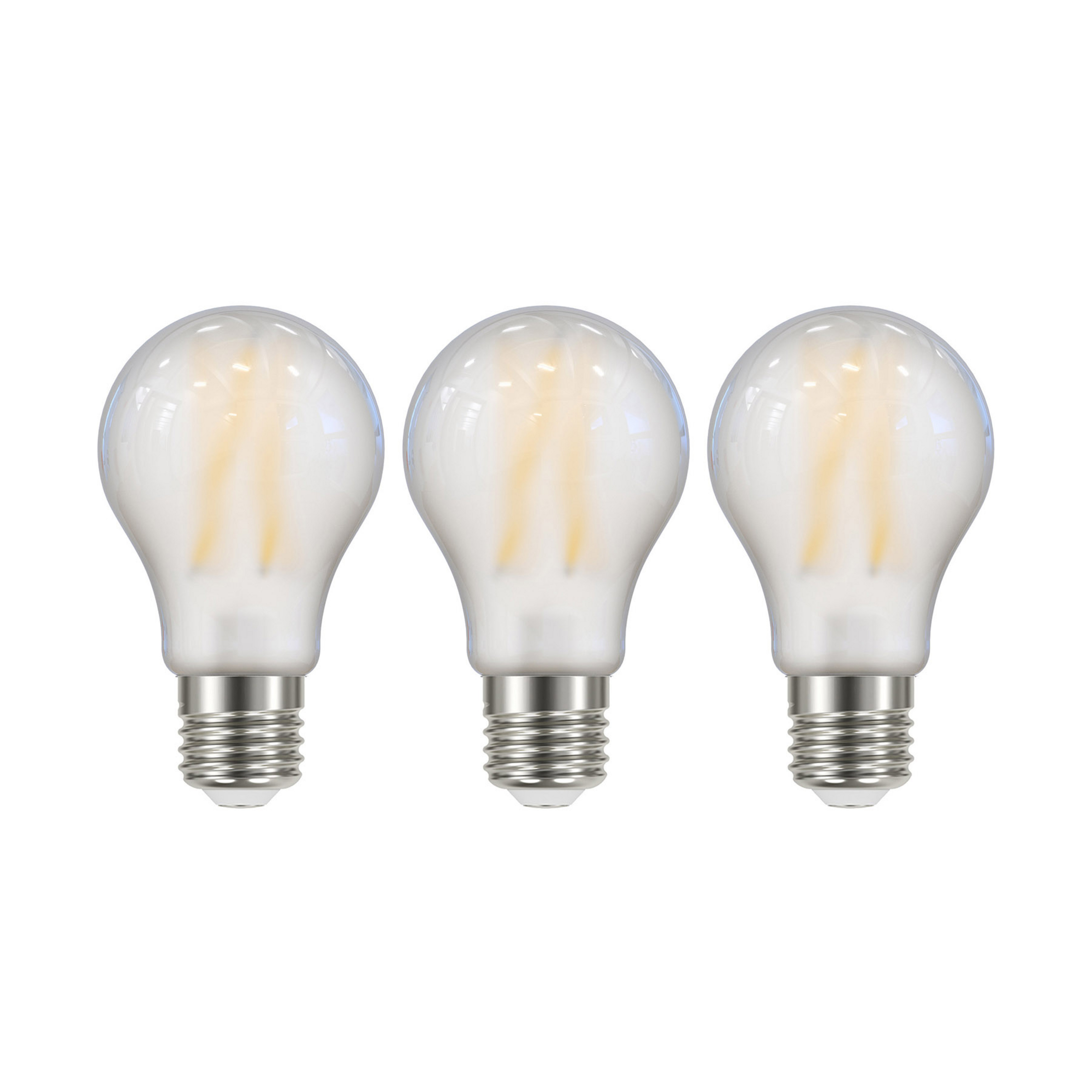 LED žiarovka matná E27 A60 2,2W 2700K 470lm 3ks