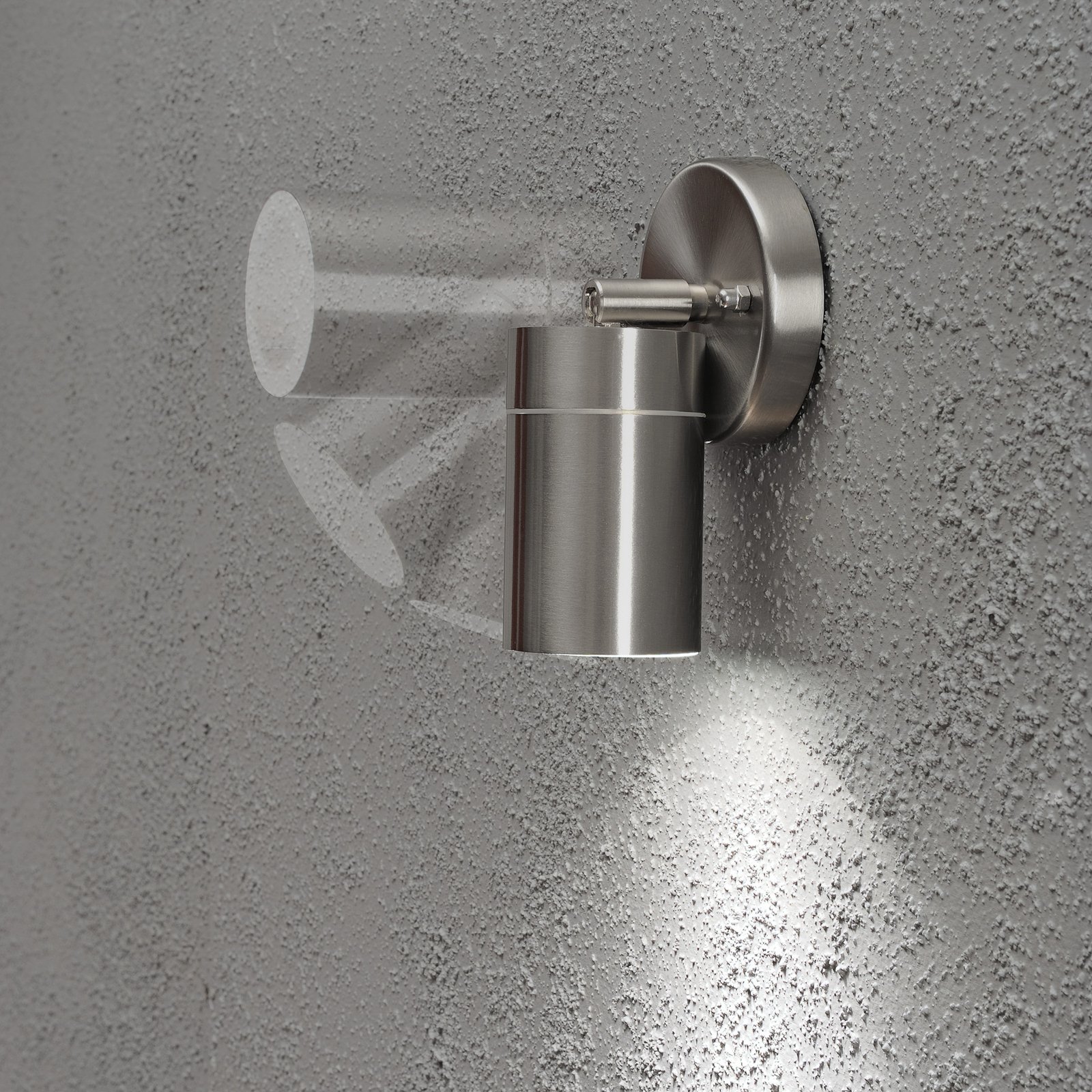 New Modena outdoor wall light, stainless steel