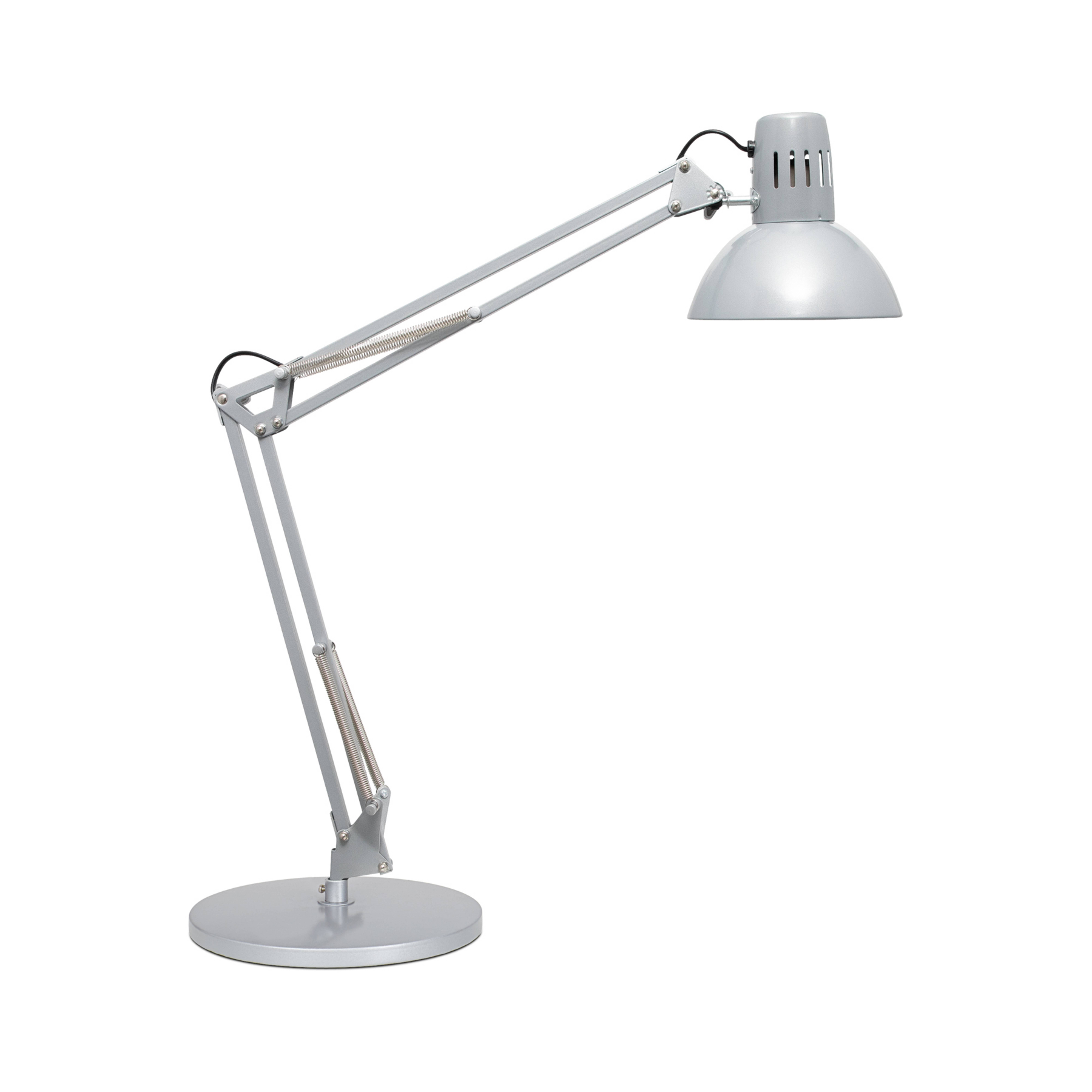 Lámpara de mesa MAULstudy, plata, soporte