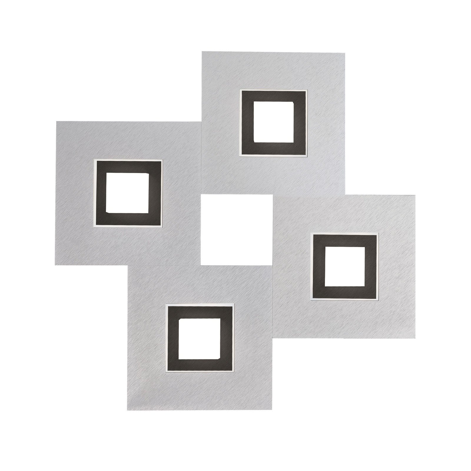 GROSSMANN Karree LED-Wandleuchte 4-flammig 50x50cm