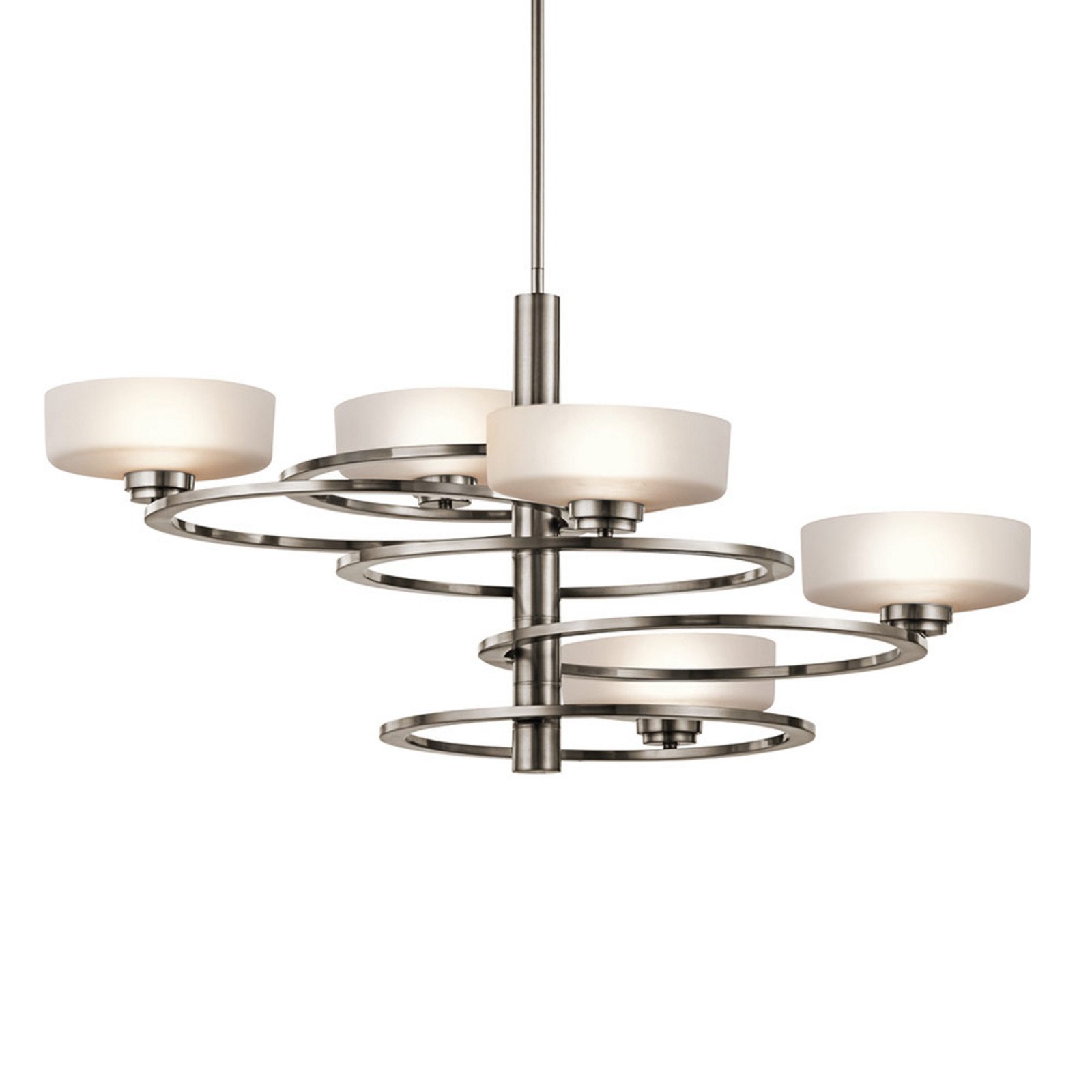 Lampă susp. LED Aleeka 5 becuri înălțime 438 cm
