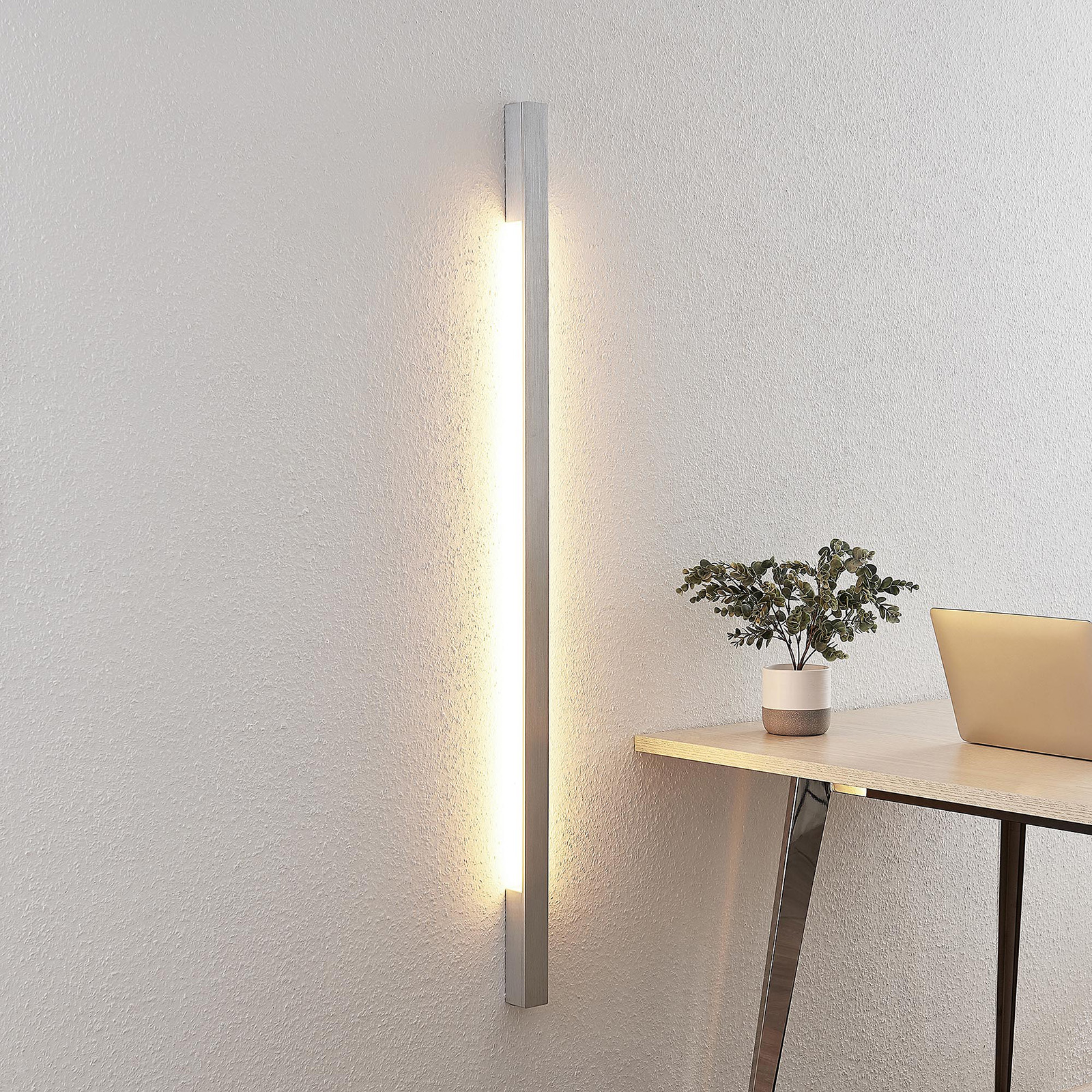 Arcchio Ivano LED fali lámpa, 130 cm, alumínium