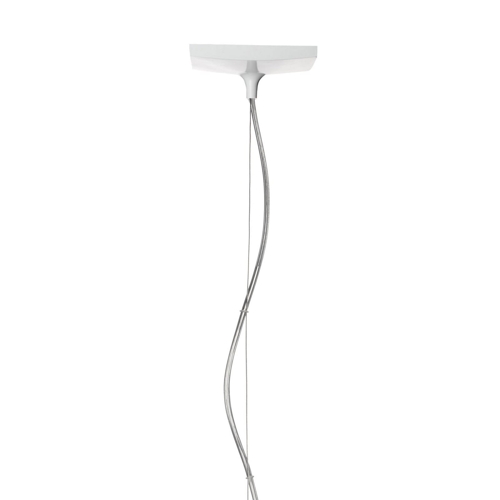 Kartell Light-Air lampă suspendată LED roz - Camera de zi / sufragerie - design - Plastic