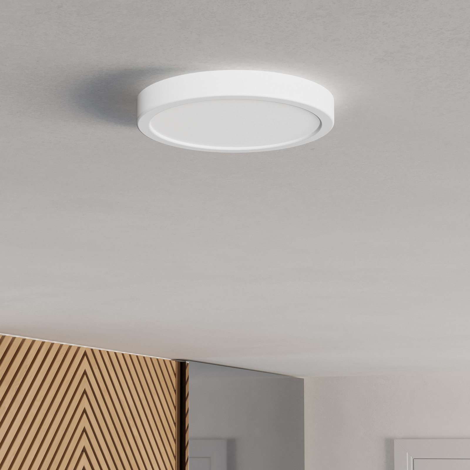 Suspension Alderney, 1 abat-jour en fil naturel