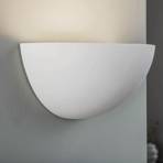 Pascali plaster wall light, indirect lighting