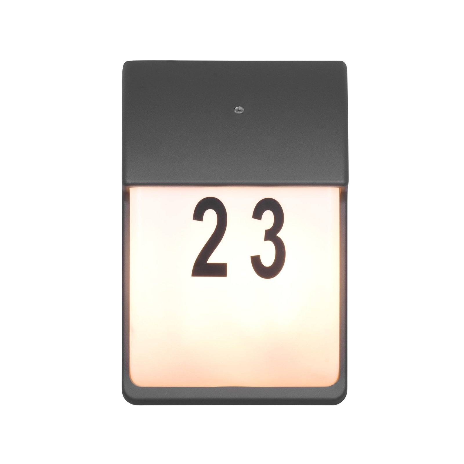 Mersey huisnummer lamp met schemersensor