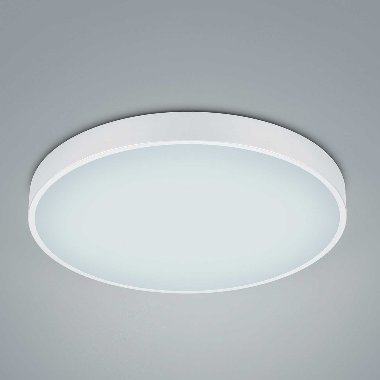 LED лампа за таван Waco, CCT, Ø 49,5 cm, матово бяла