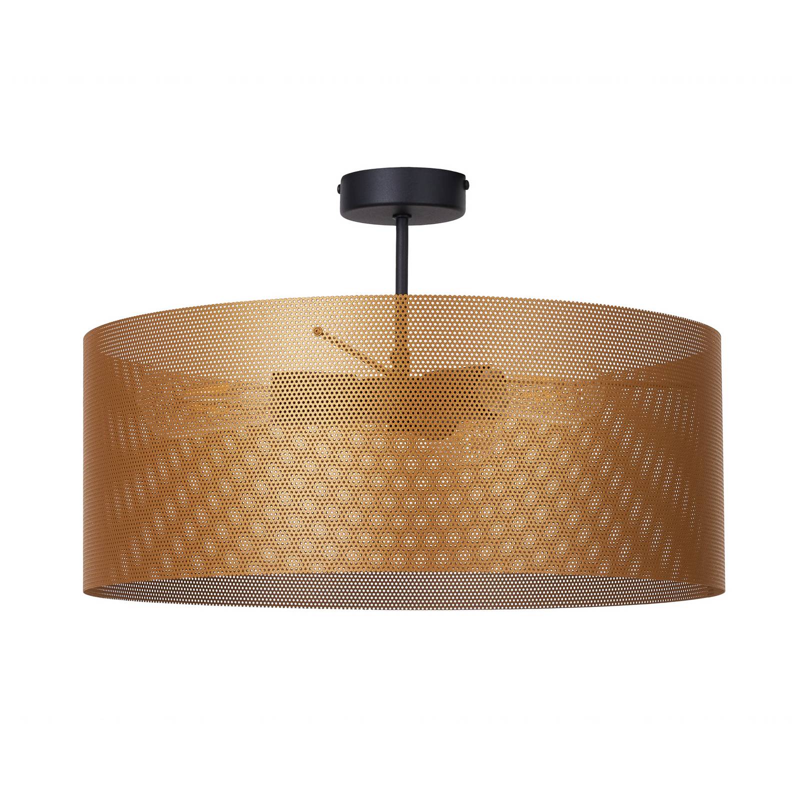 Euluna Deckenleuchte Zofia, goldfarben Ø 50 cm