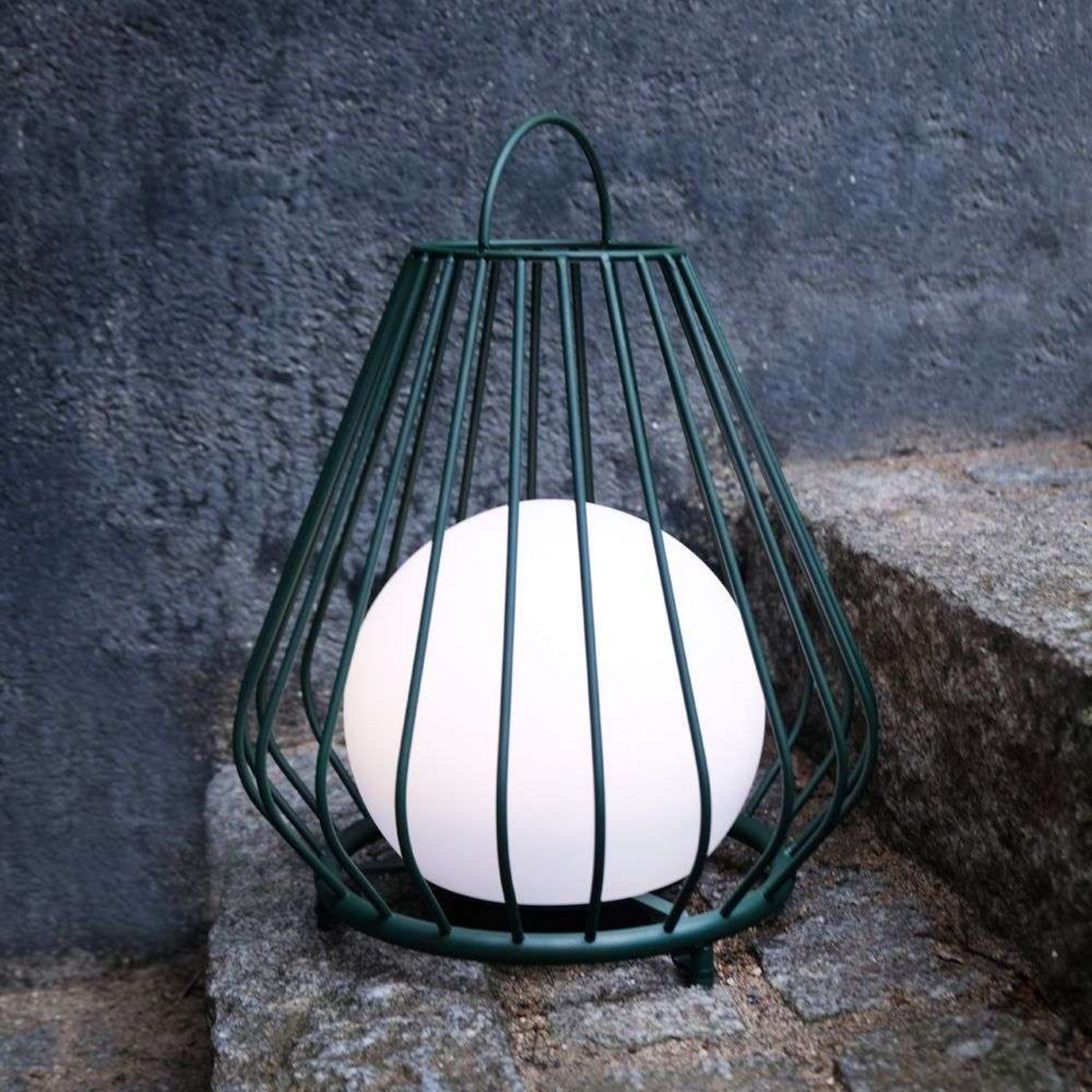 Evesham Outdoor Lantern Medium Green - DybergLarsen