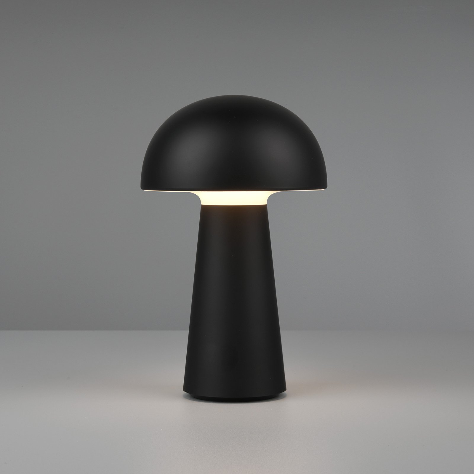 LED table lamp Lennon IP44 battery, dimmer, black