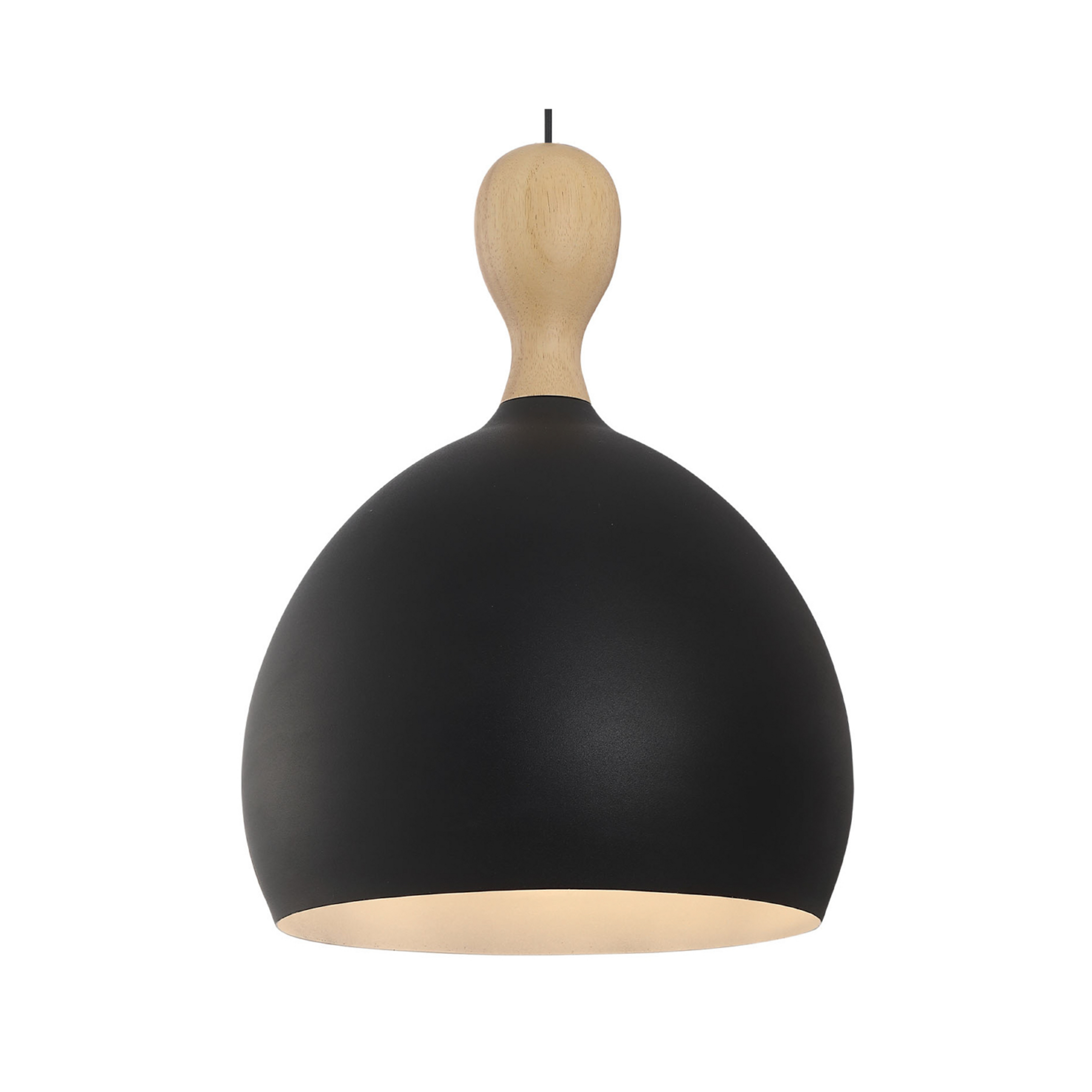 Żyrandol Dueodde, czarna, Ø 39 cm, metal, E27 – Halo Design
