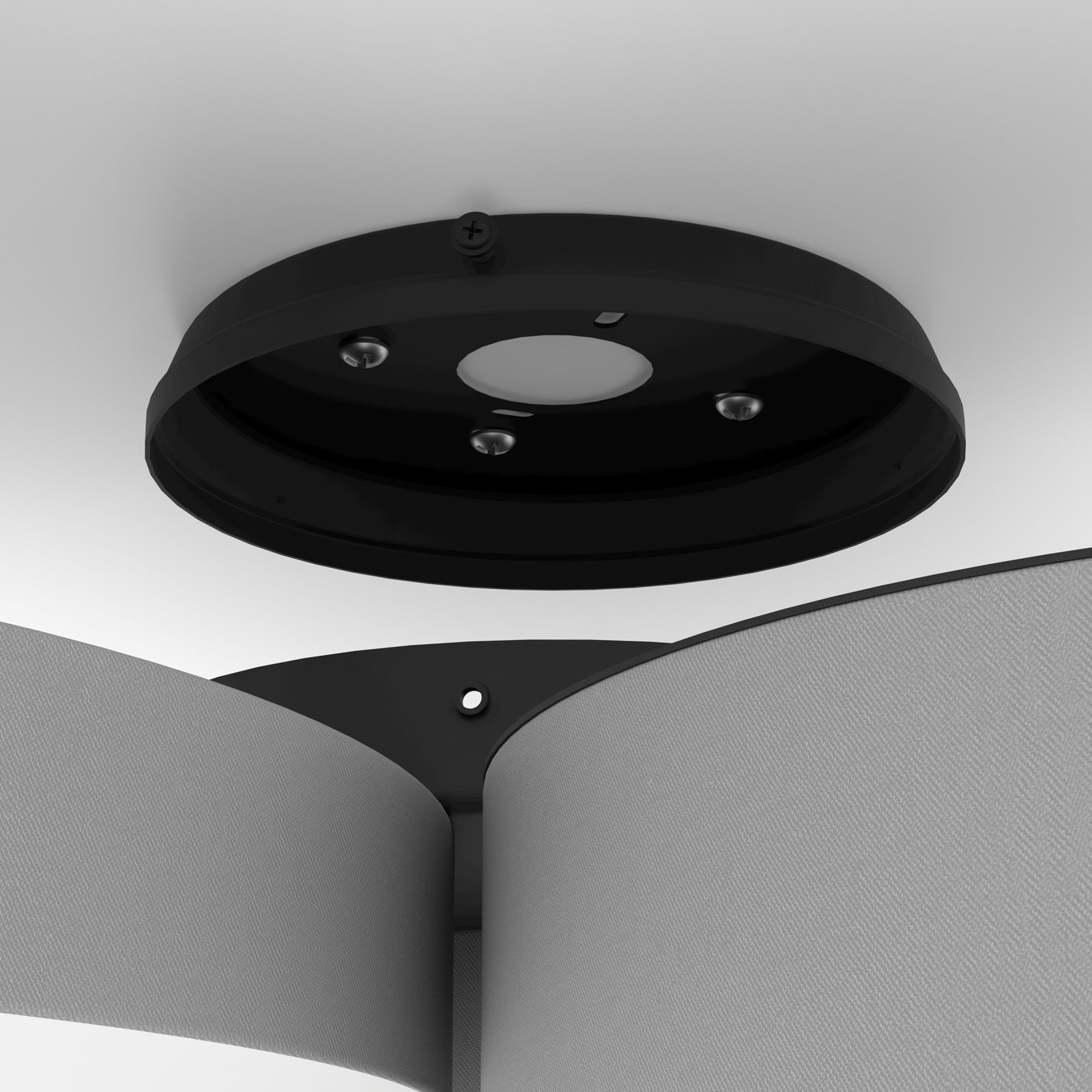 EGLO connect viedais LED griestu gaismeklis Barbano-Z, pelēks