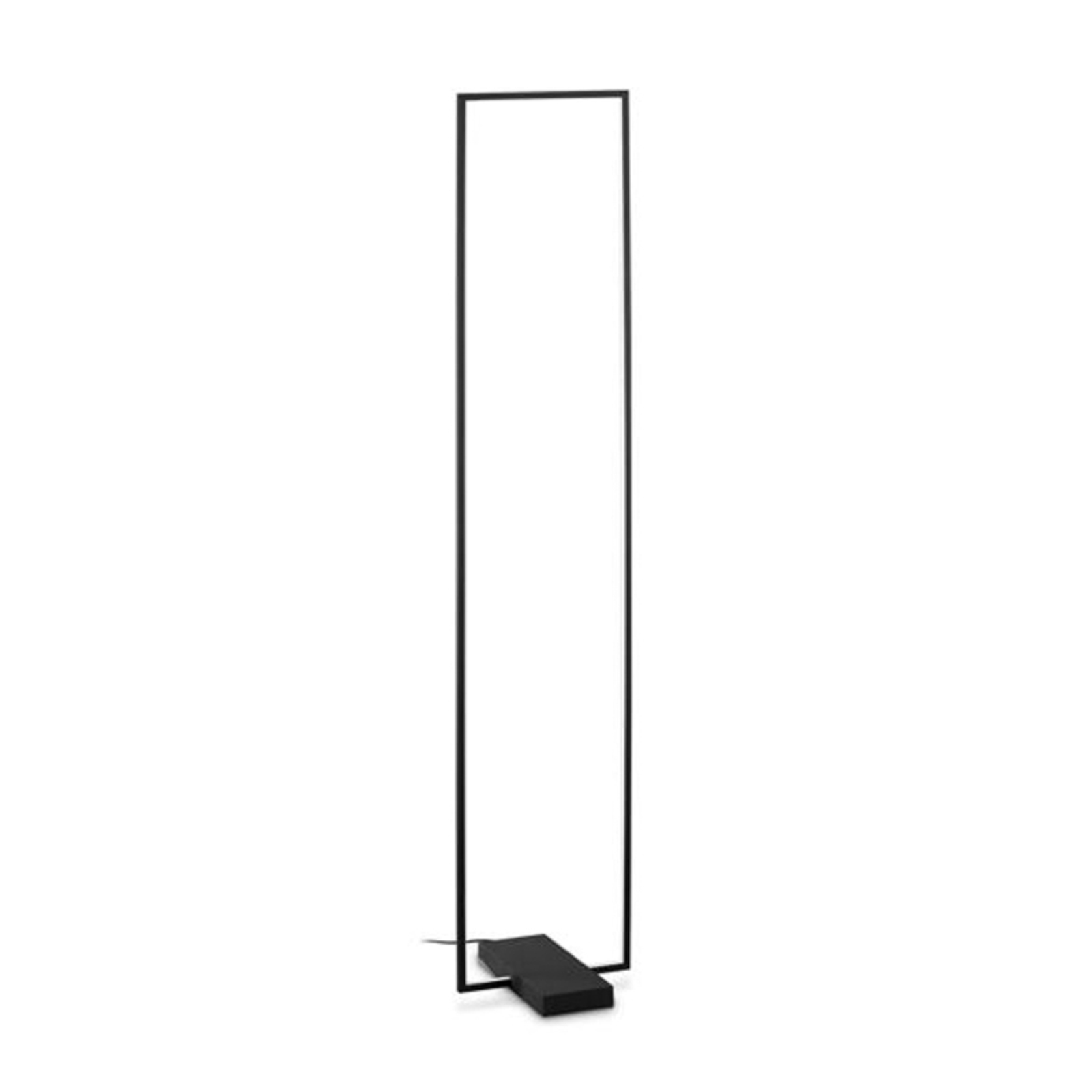 Ideal Lux lampe sur pied LED Frame noir métal hauteur 150,5 cm