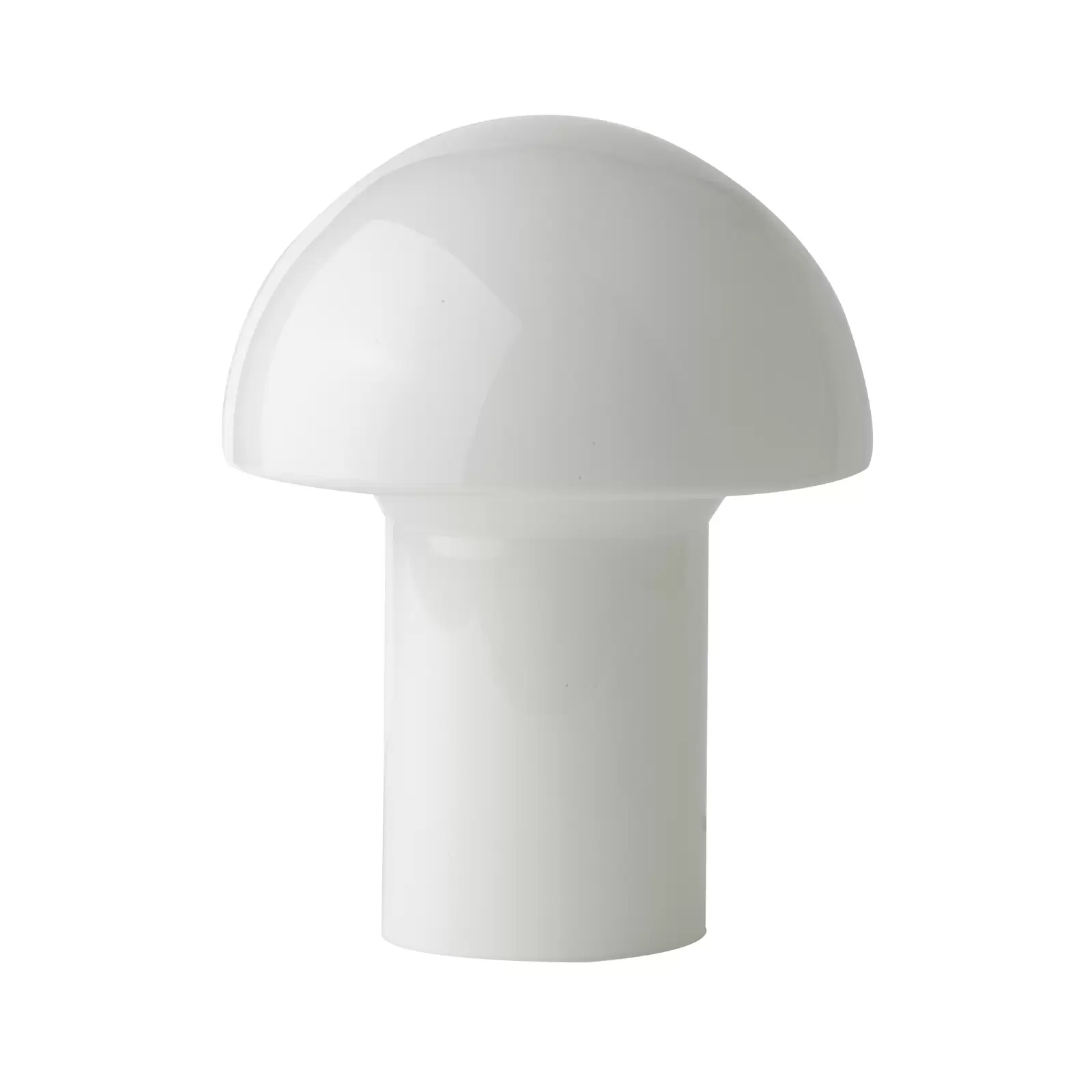 Lampada da tavolo vetro, a fungo, bianco Ø 28 cm