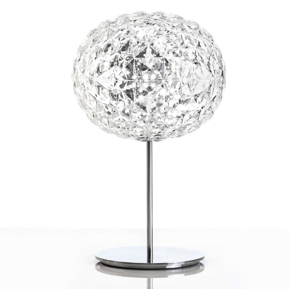 Kartell Planet Bordslampa Large Kristall, transparent från Kartell