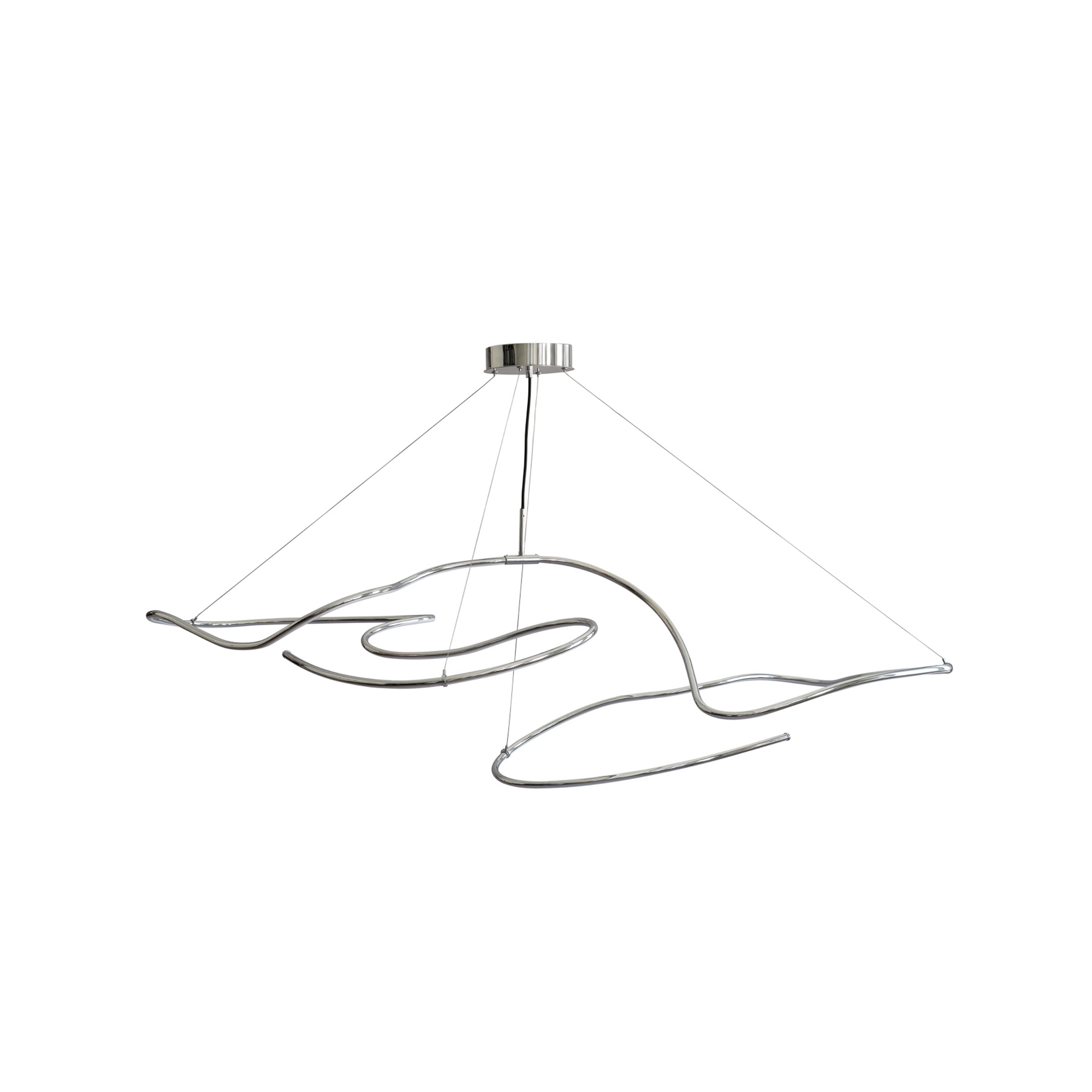 Ghost LED-Hängeleuchte, 155 cm, chrom - 101 Copenhagen