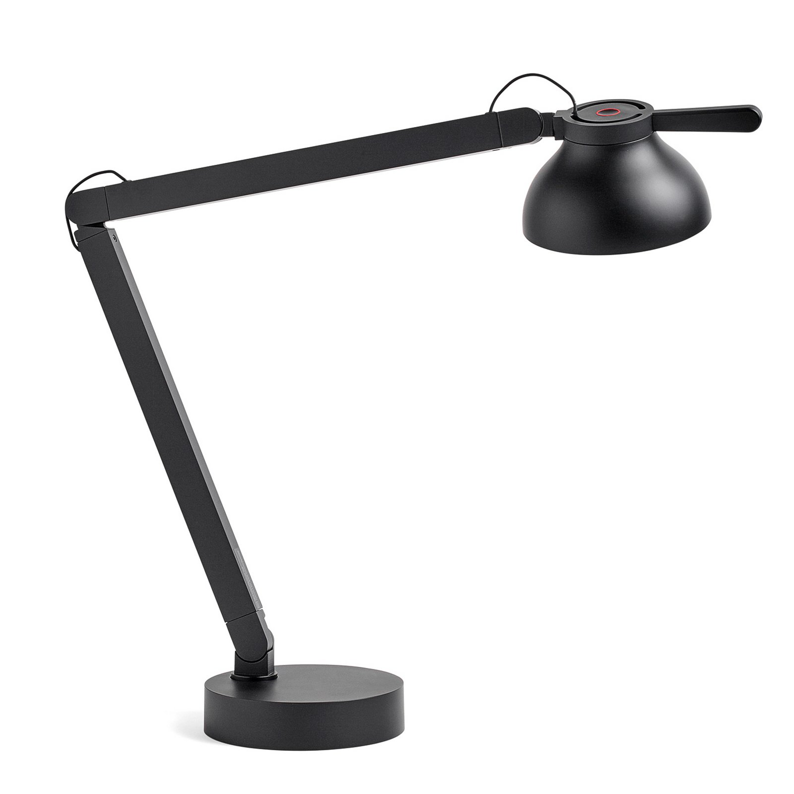 PC Task Double Arm Pöytävalaisin Soft Black - HAY