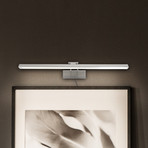 Φωτιστικό τοίχου LED Litho, χάλυβας, μέταλλο, CCT, πλάτος 60 cm