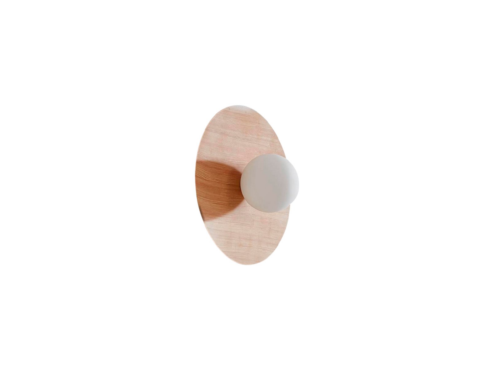 Zain Applique da Parete Wood/White - Lindby