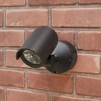 Lucande LED-Außenstrahler Beatrix, 21,1cm, anthrazit, Alu
