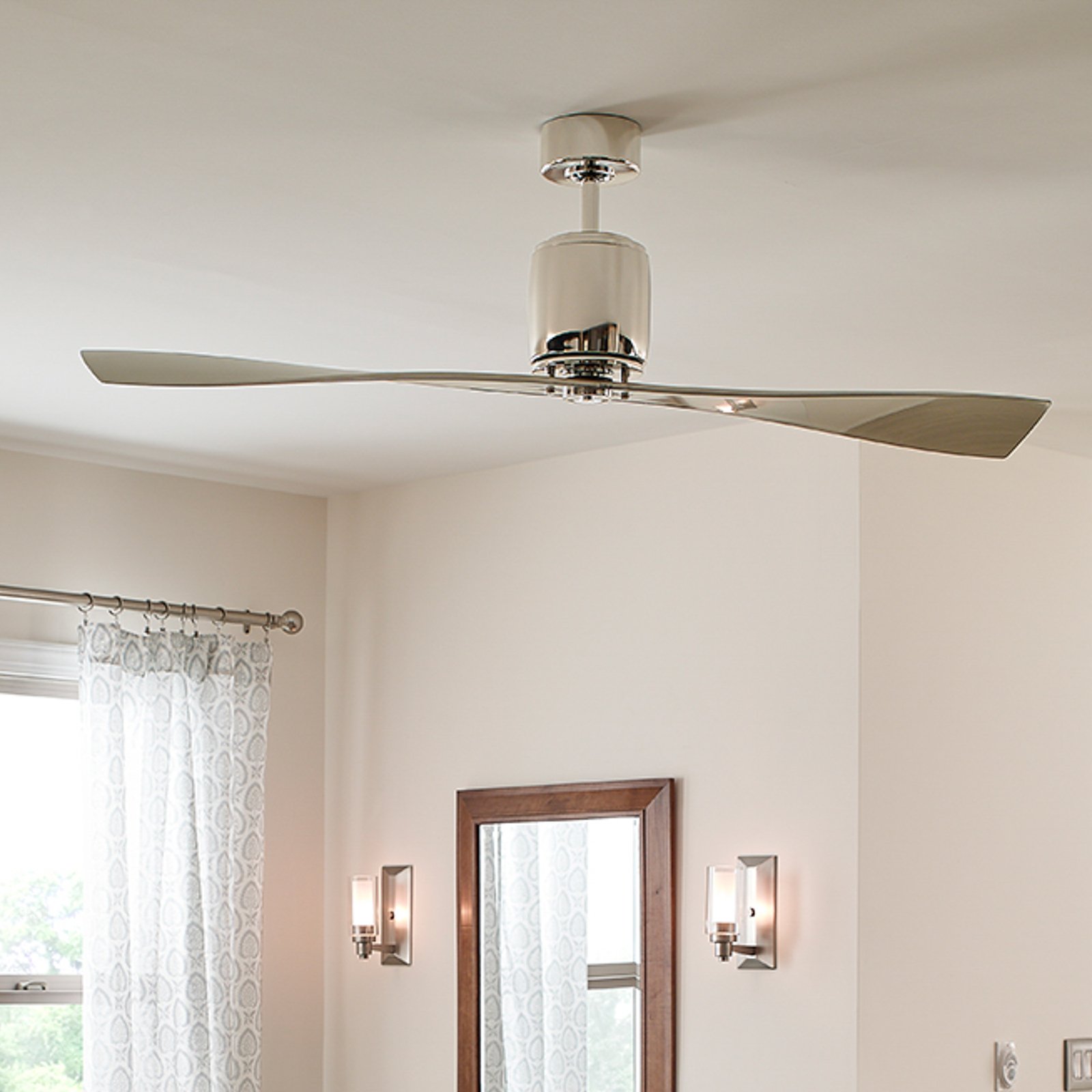 Ferron ceiling fan, nickel blades