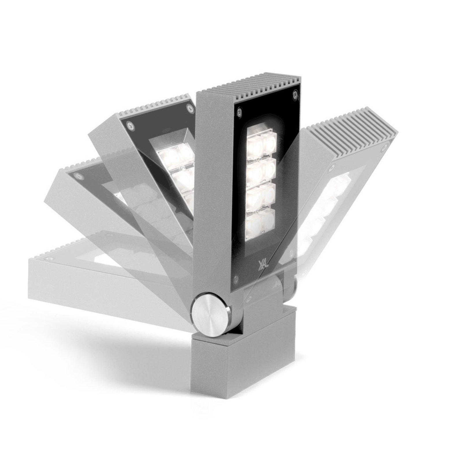 XAL Streamcut LED luči za površinsko montažo IP65 asimetrične