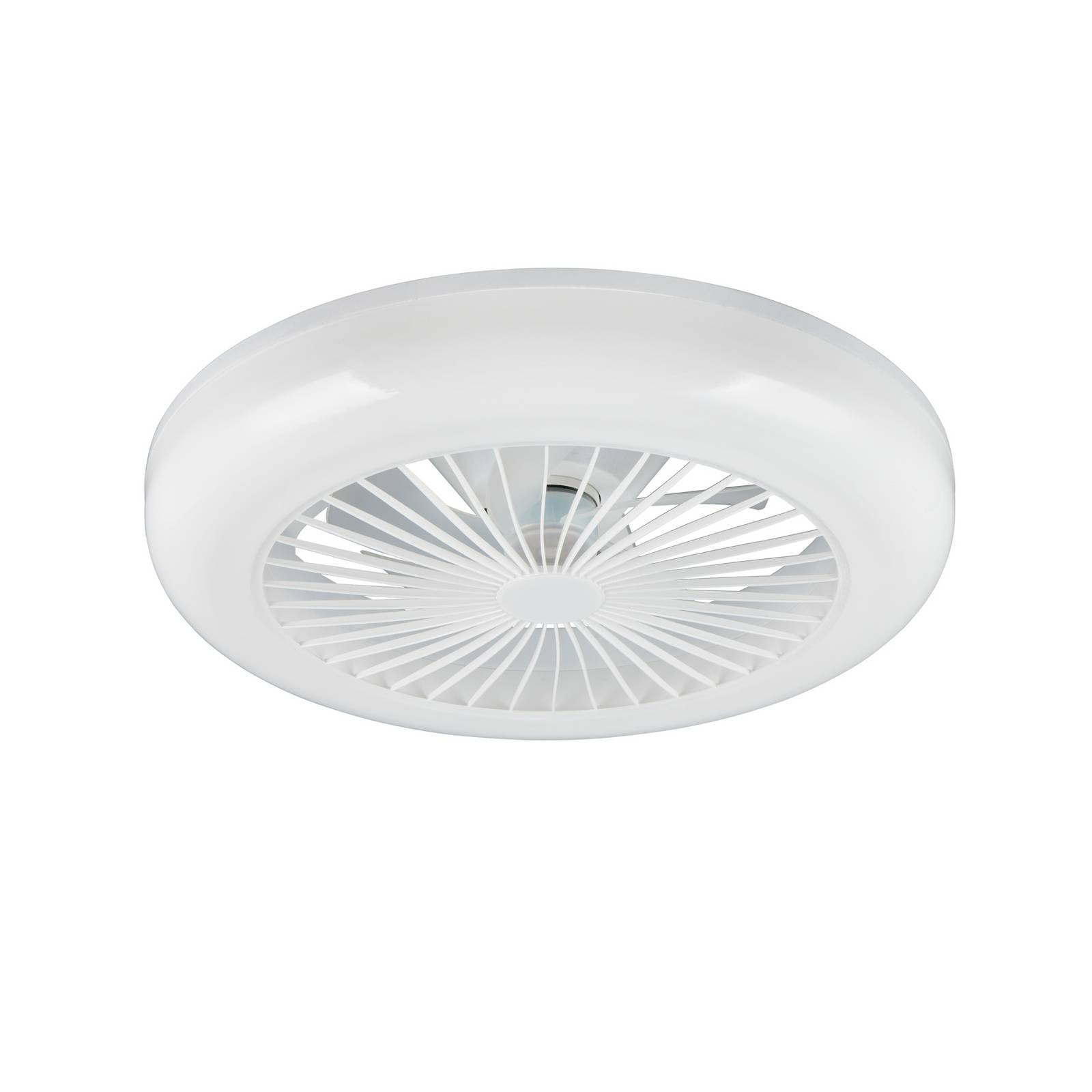 LED-Ventilator Mora, DC, leise, Ø 45 cm, CCT, Fernbedienung