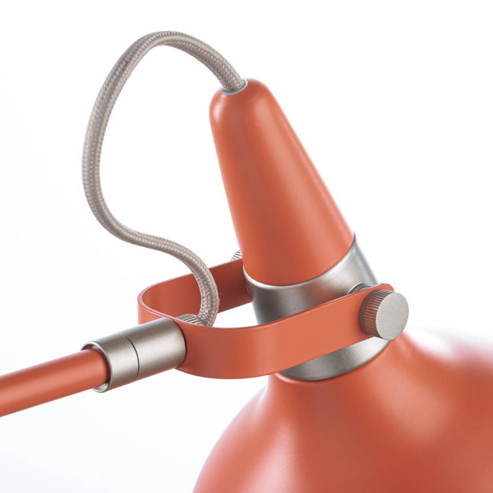 Lampa podłogowa Paulmann Juna STYLE, brzoskwiniowa, wysokość 158 cm, metalowa