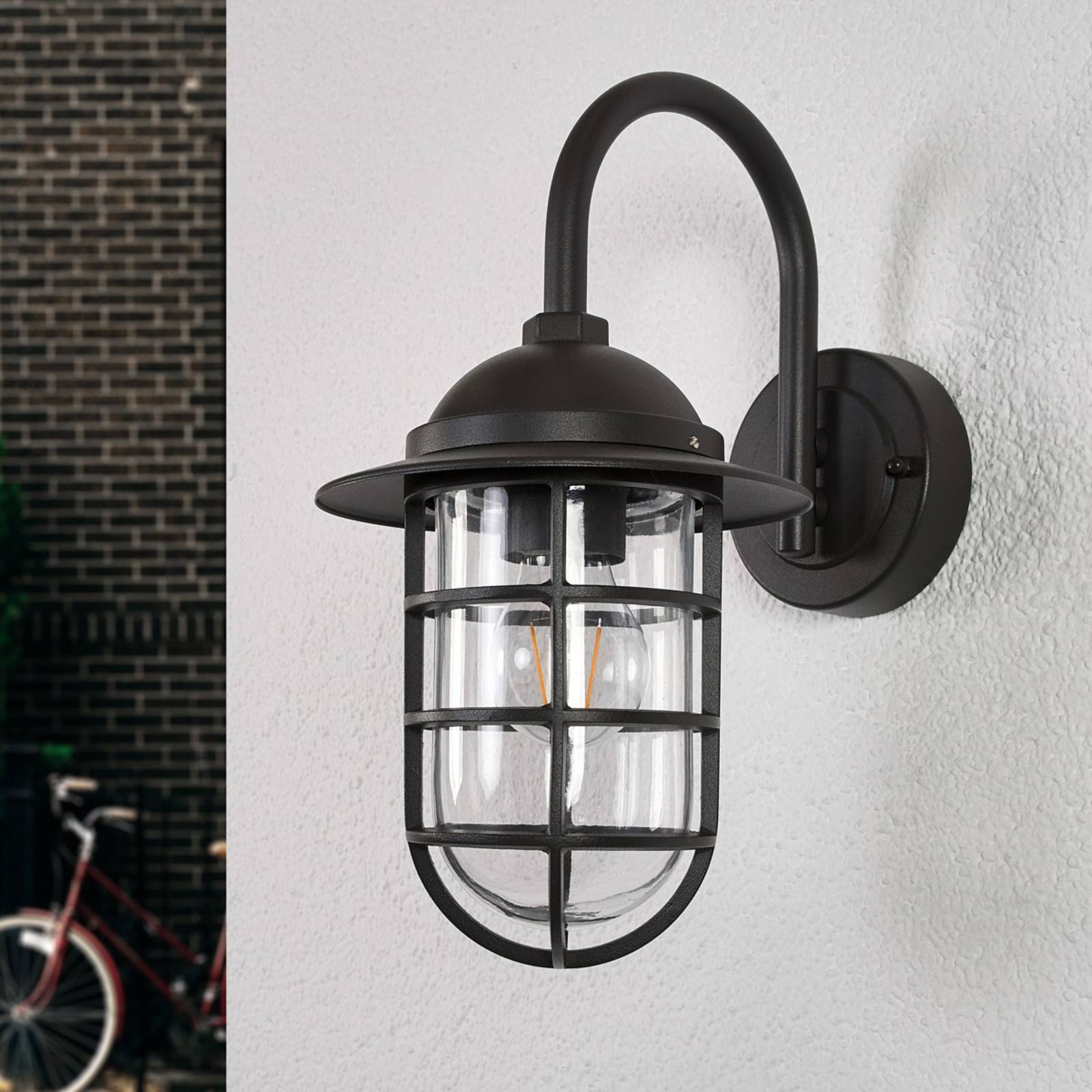 Photos - Floodlight / Street Light Lindby Nostalgic outdoor wall lamp Naila 