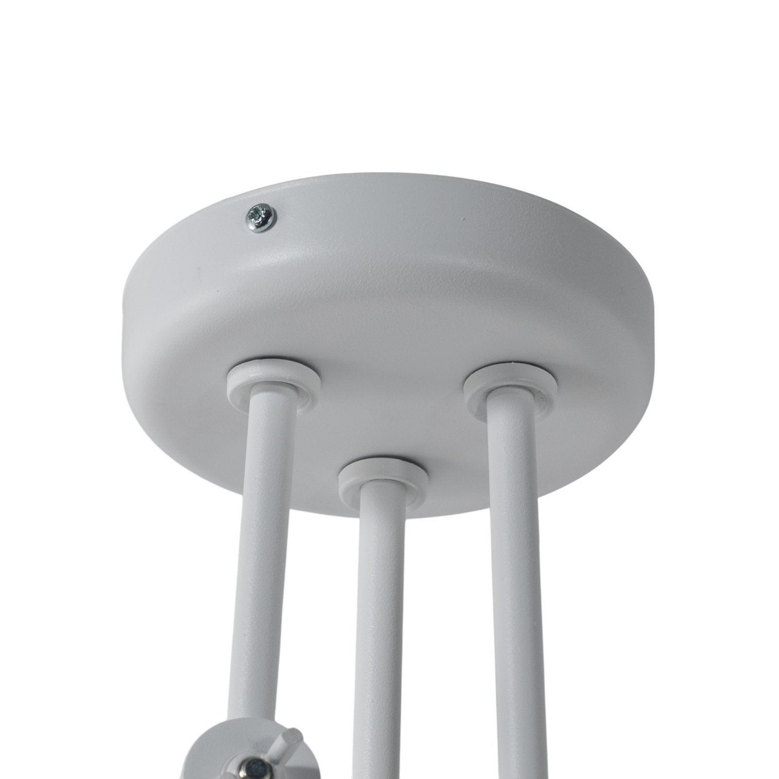 Ceiling light 814, adjustable, 3-bulb, white