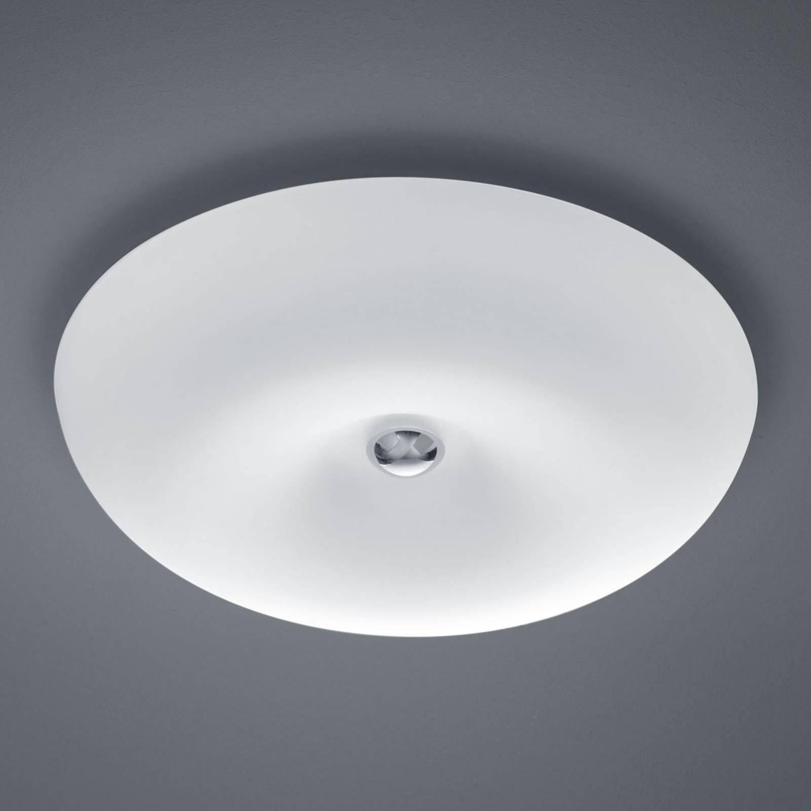 BANKAMP Vanity glass ceiling light LED, nickel, for Living / Dining Room, glass, metal, 45 W, energy efficiency: A+, H: 10 cm