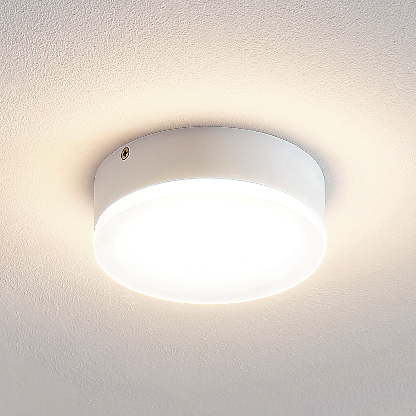 Lindby Leonta LED-taklampe, hvit, dimbar