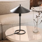 ferm LIVING Filo galda lampa, melna, apaļa, dzelzs, 43 cm