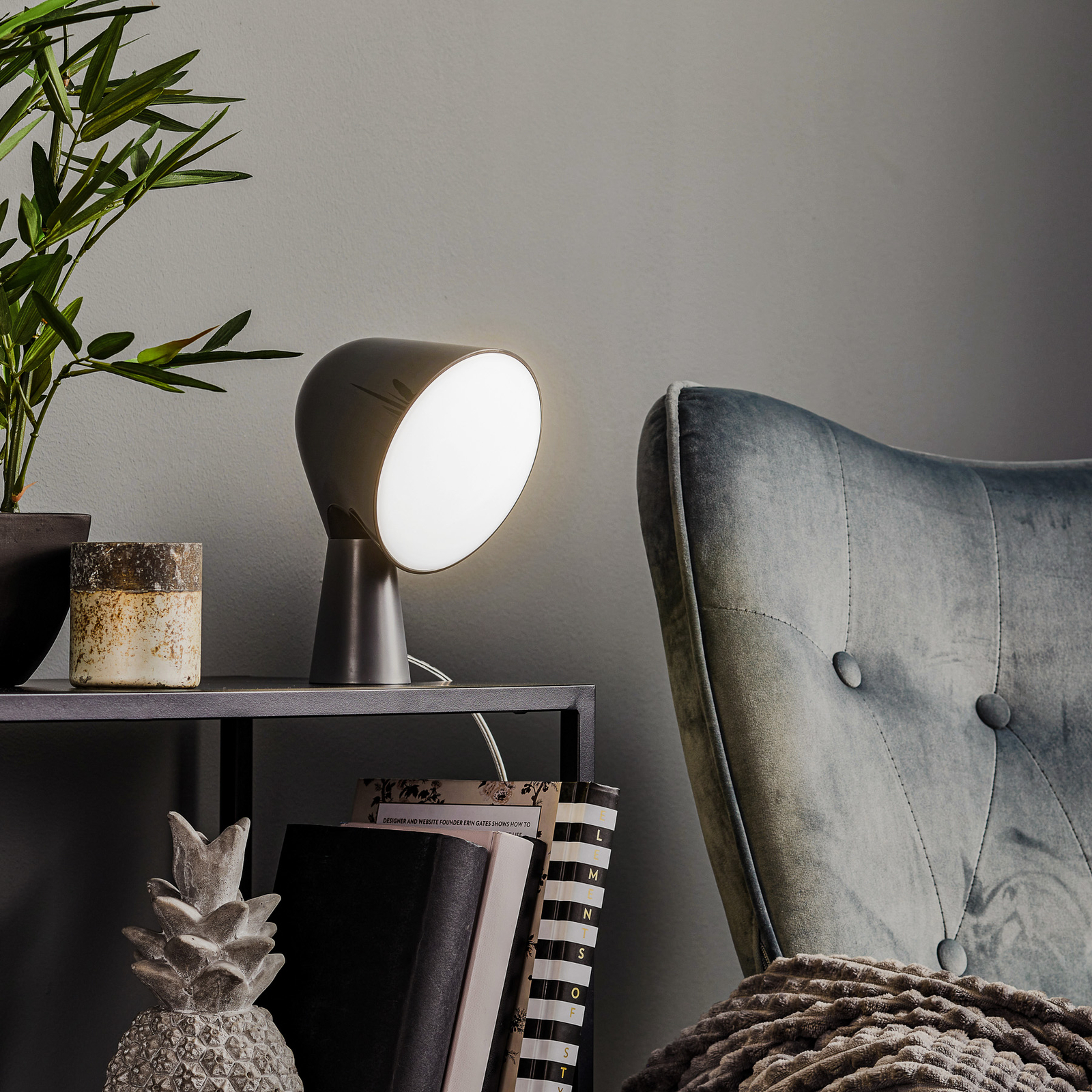 Binic Candeeiro de Mesa Anthracite - Foscarini