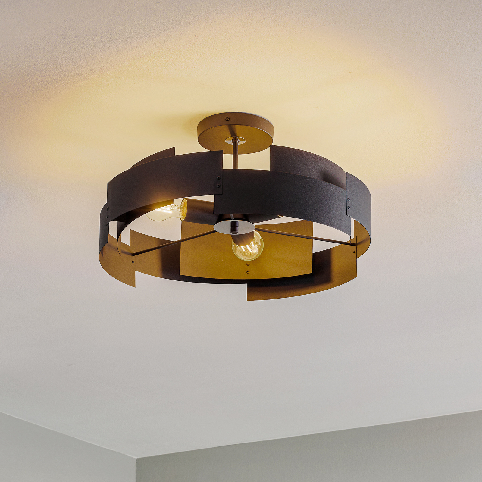 Tori ceiling light, black