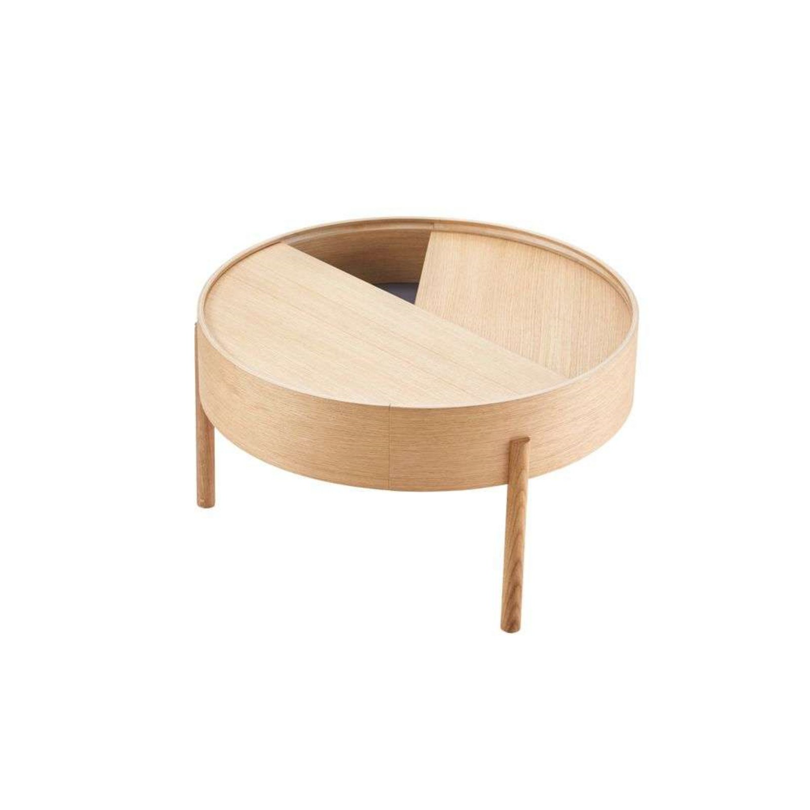 Arc Coffee Table Ø66 Oiled Oak - Woud