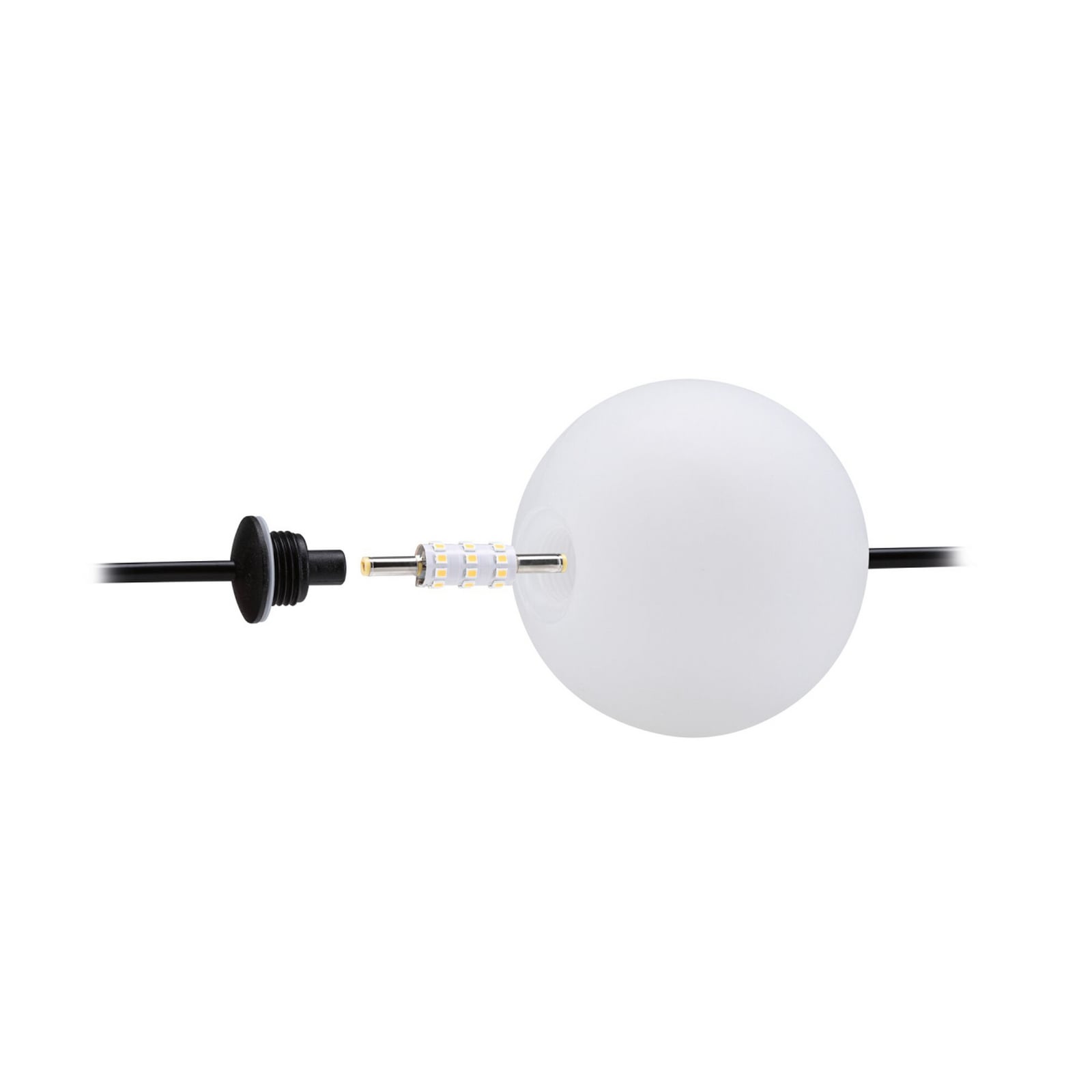 Paulmann Plug &amp; Shine lyslenke Naima forlengelse 2 m IP67