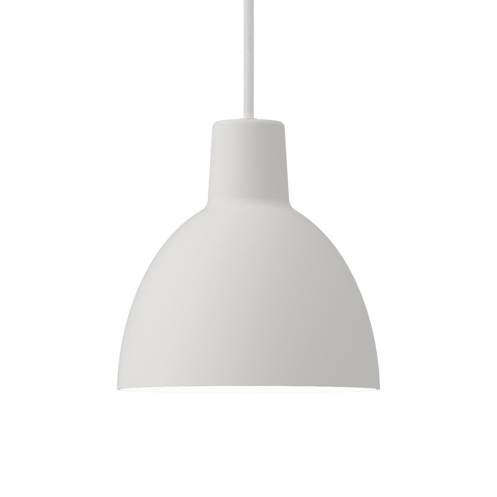 Louis Poulsen Toldbod 170 pendant light, white, for Living / Dining Room, aluminium, E14, 4 W, energy efficiency: A++, H: 17.3 cm