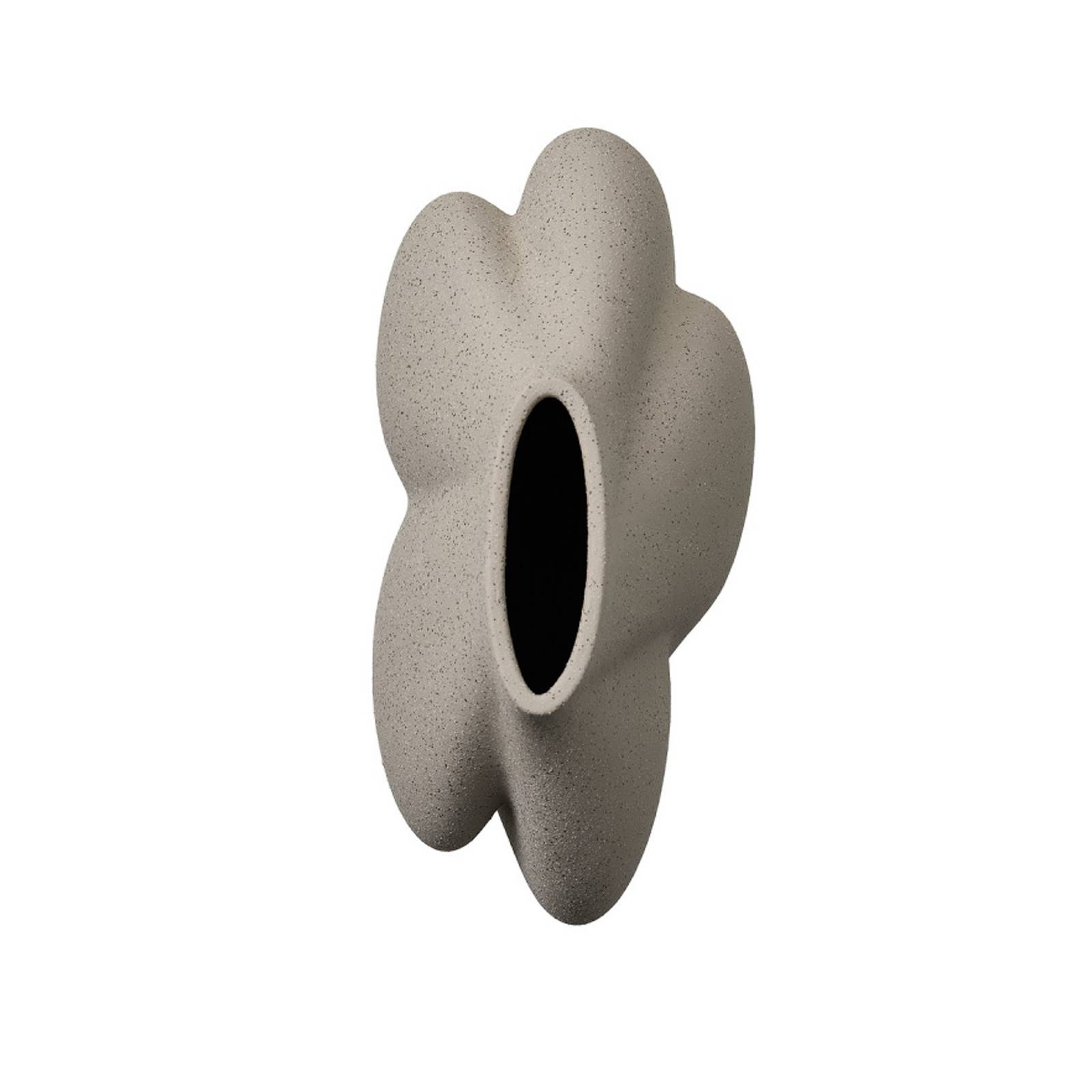 Vase Saltare AYTM, 30 cm, taupe, céramique