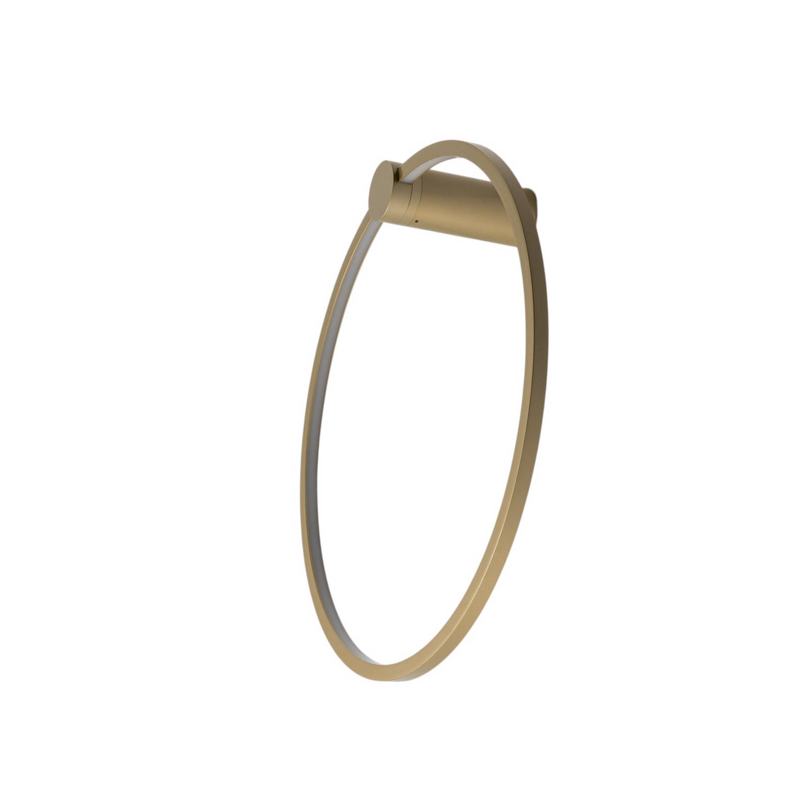 LED-Wandleuchte Saturno, gold, Ø 50 cm, Metall, 4.000 K günstig online kaufen