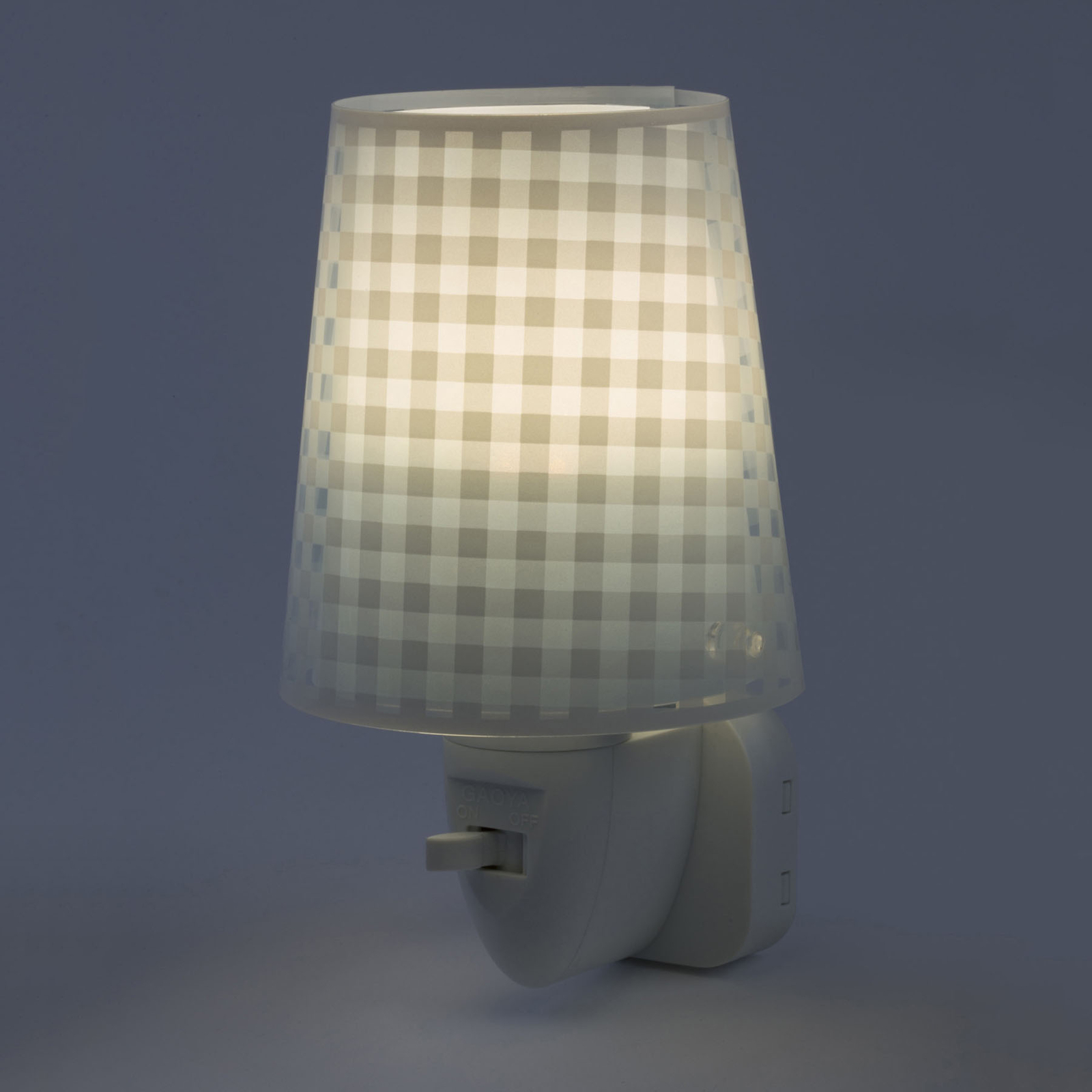 LED-nattlampe Vichy med bryter