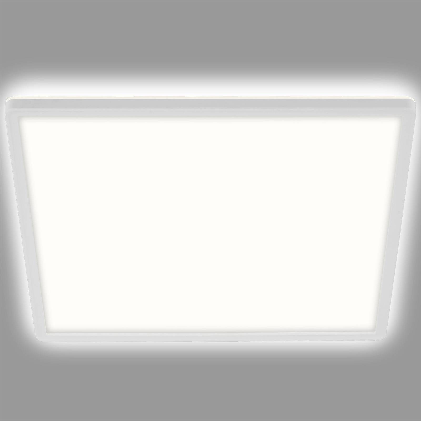 Briloner LED-taklampe Slank kantet 42 x 42 cm