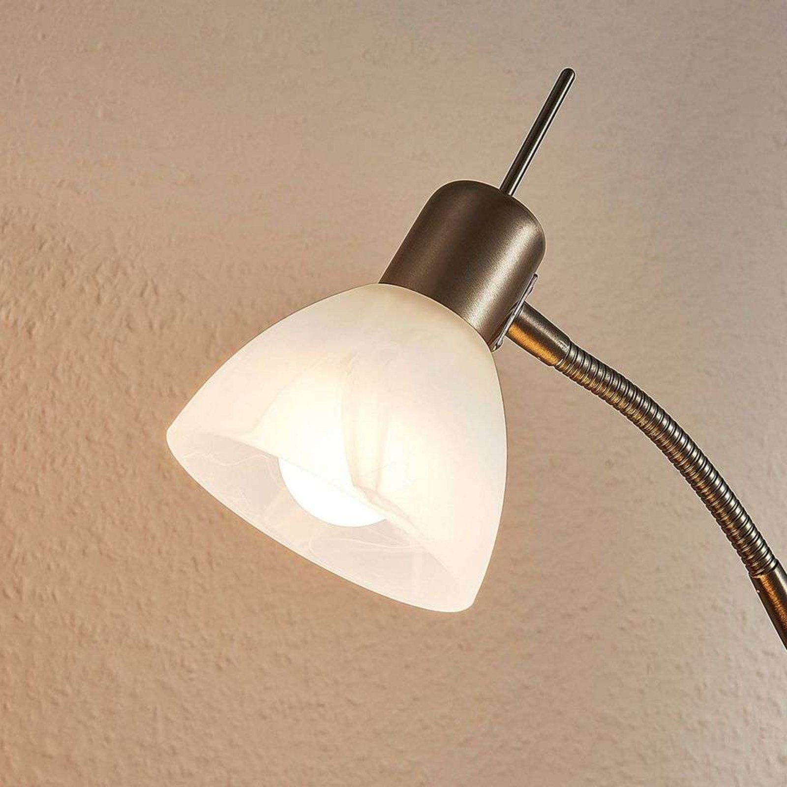 Gwendolin Stojací Lampa Nickel - Lindby