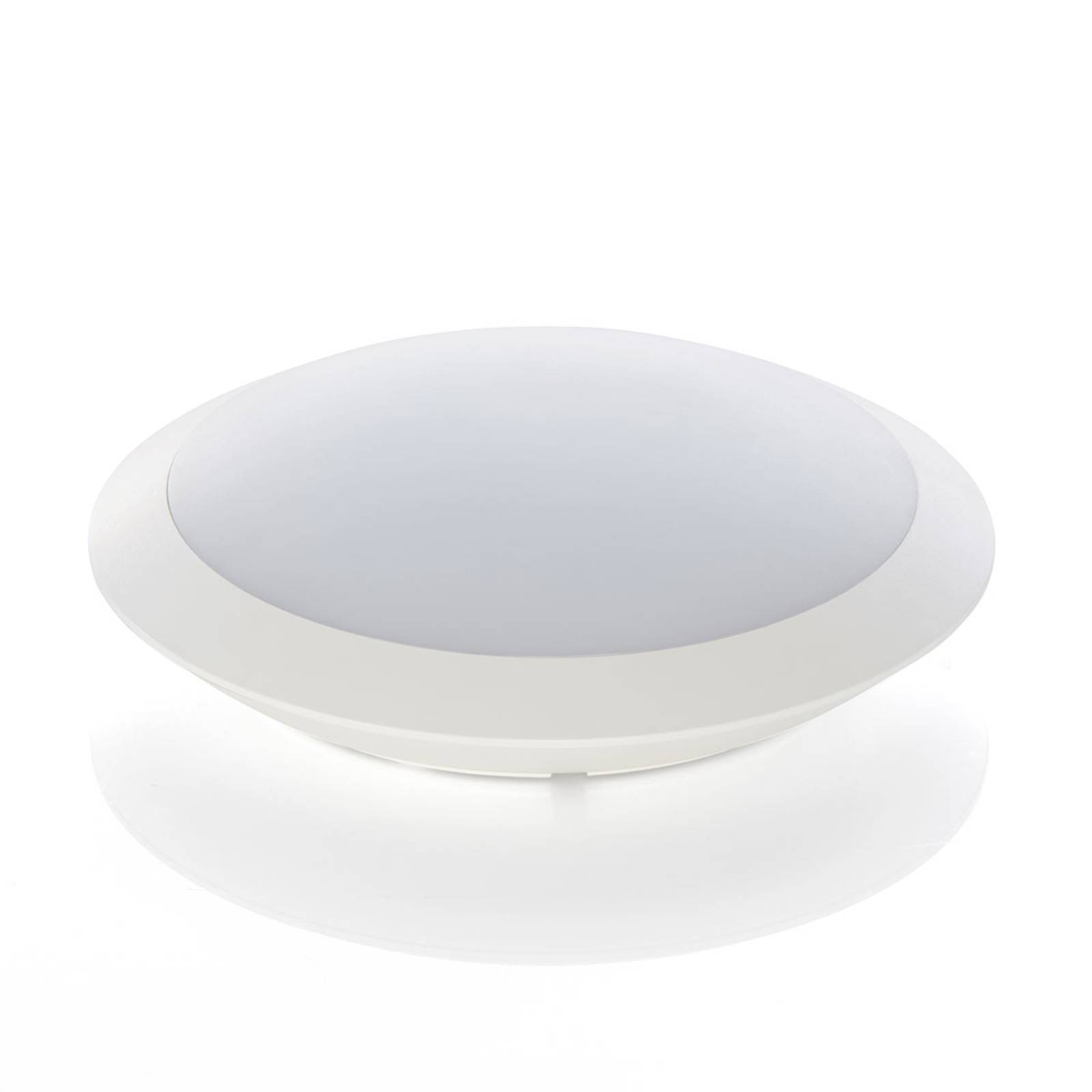 Image of Plafonnier extérieur LED Naira blanc avec capteur 4251096561234